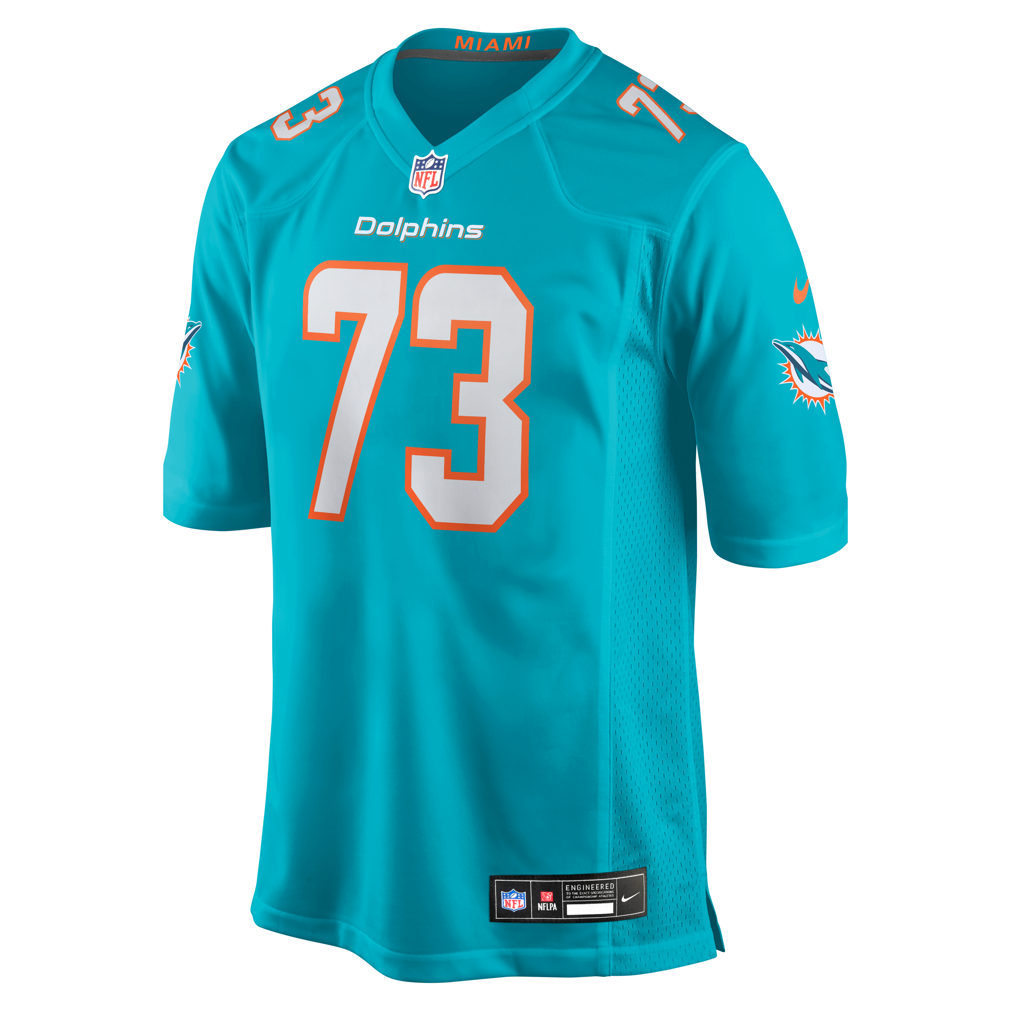 Austin Jackson Miami Dolphins Game Jersey - Aqua - Image 3