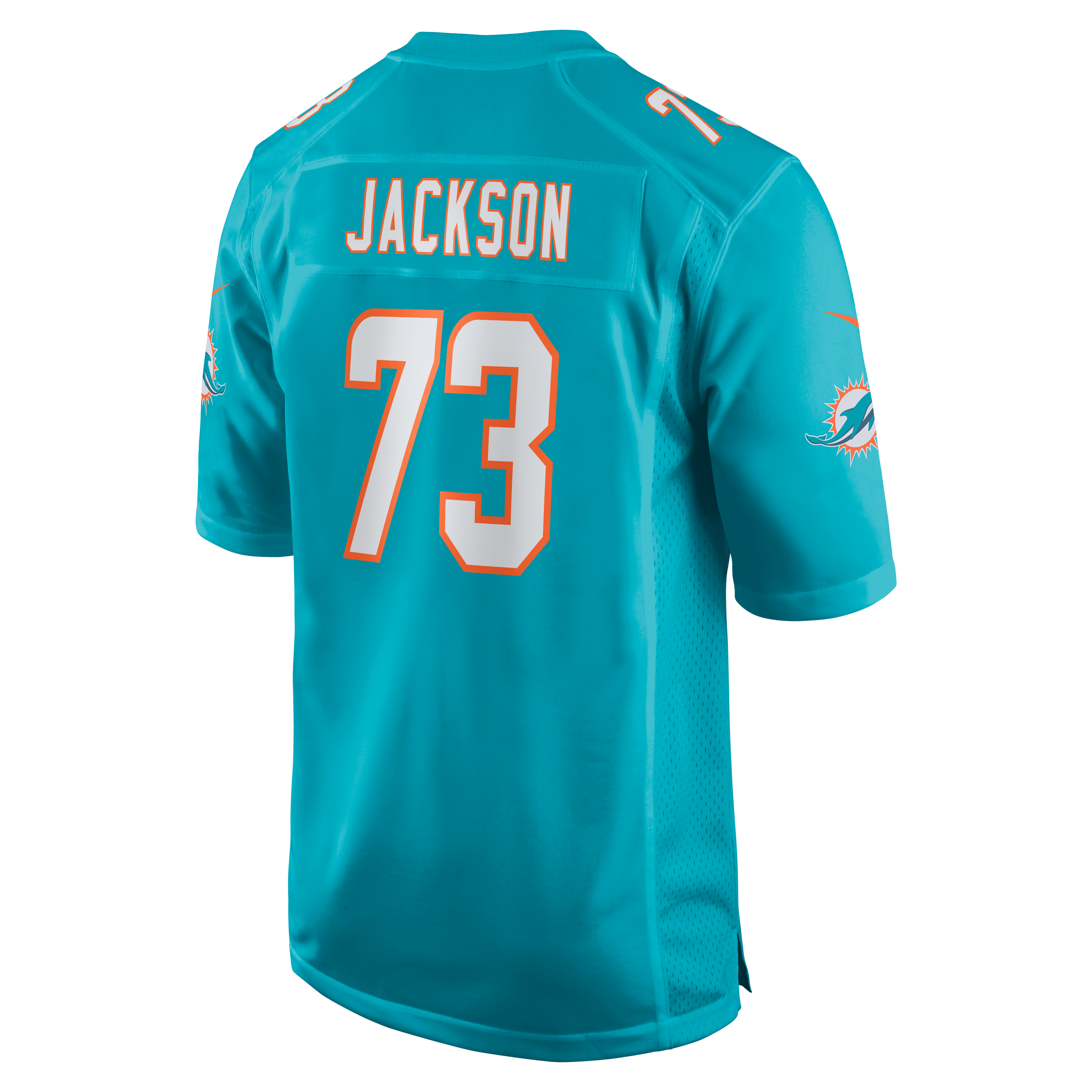 Austin Jackson Miami Dolphins Game Jersey - Aqua - Image 4