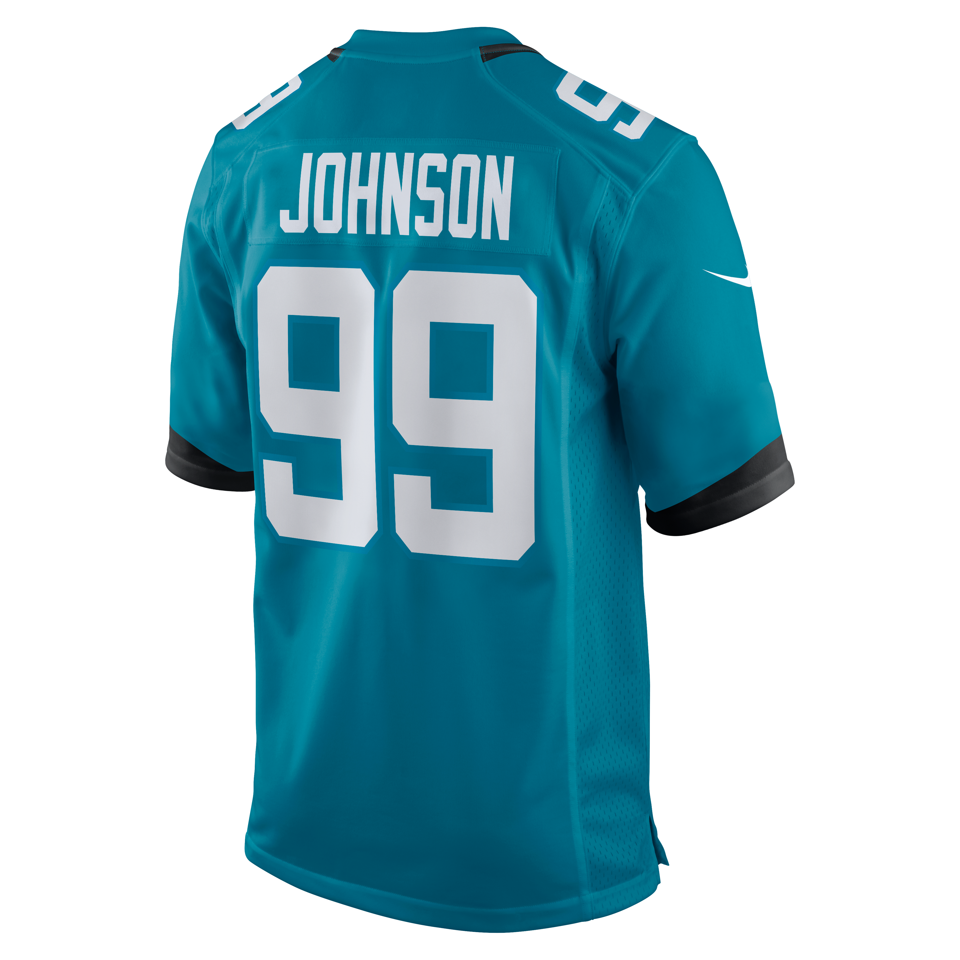 Austin Johnson Jacksonville Jaguars Team Game Jersey - Teal - Image 4