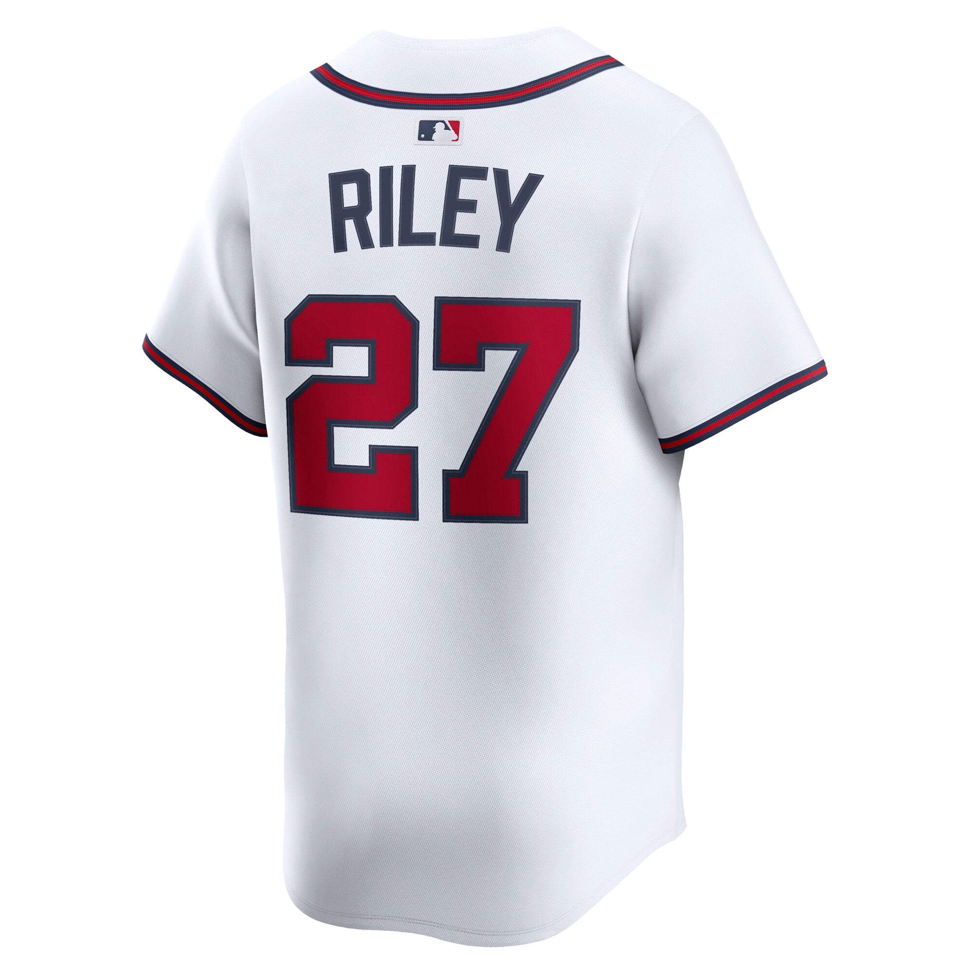 Austin Riley Atlanta Braves Home Limited Player Jersey - White - Image 4