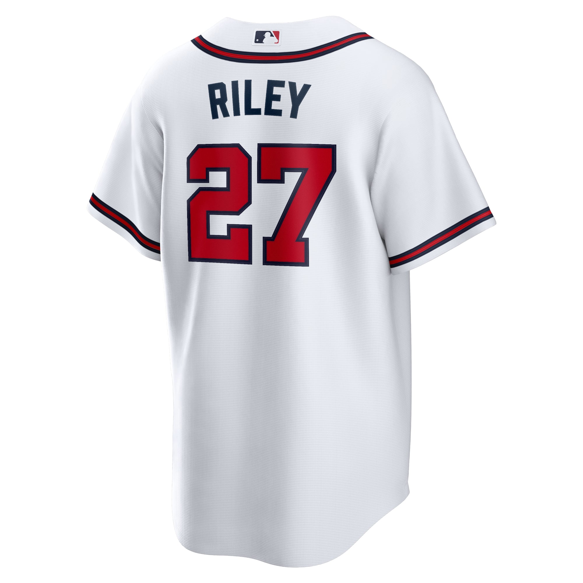 Austin Riley Atlanta Braves Home Player Jersey - White - Image 4