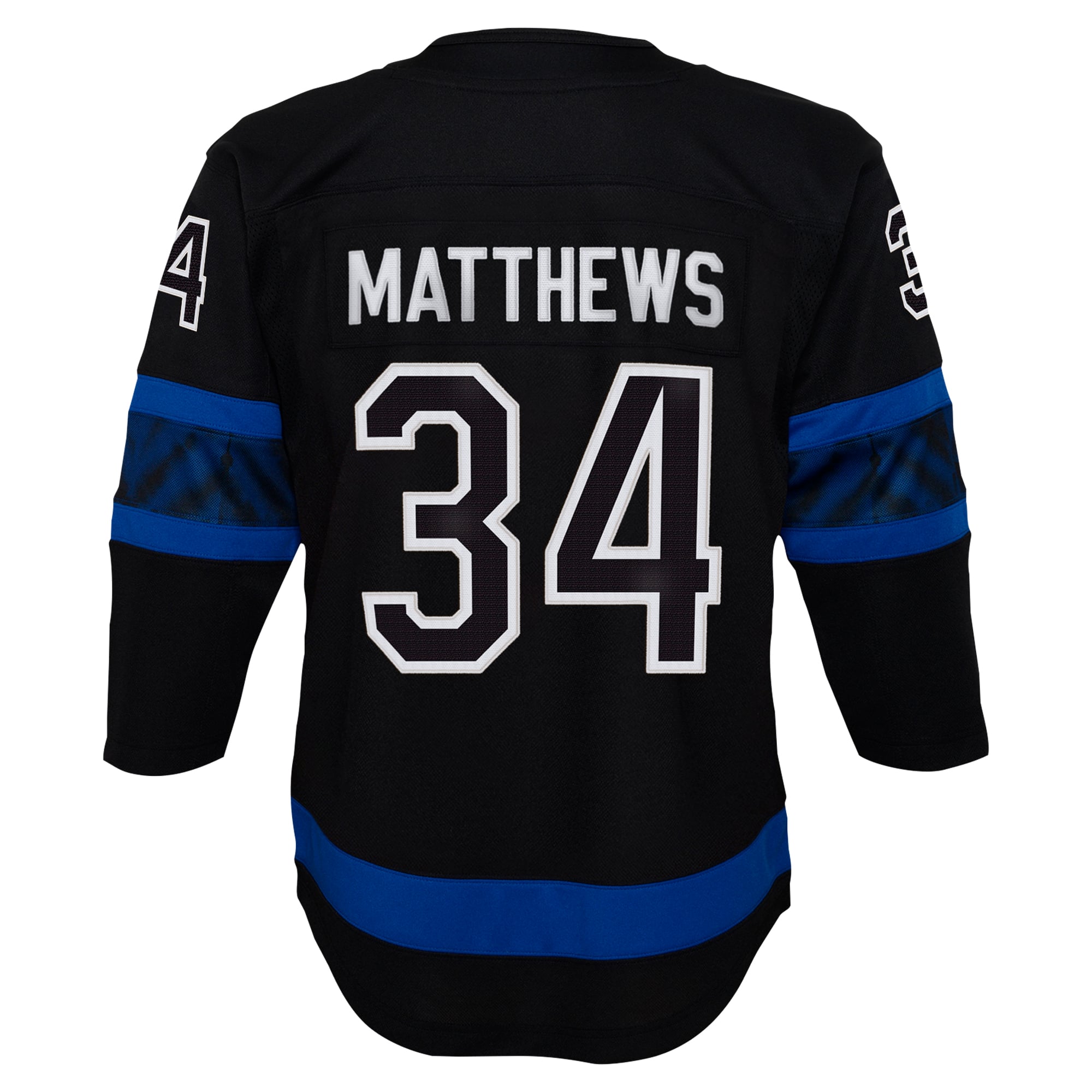 Auston Matthews Toronto Maple Leafs Youth Alternate Premier Player Jersey - Black - Image 4