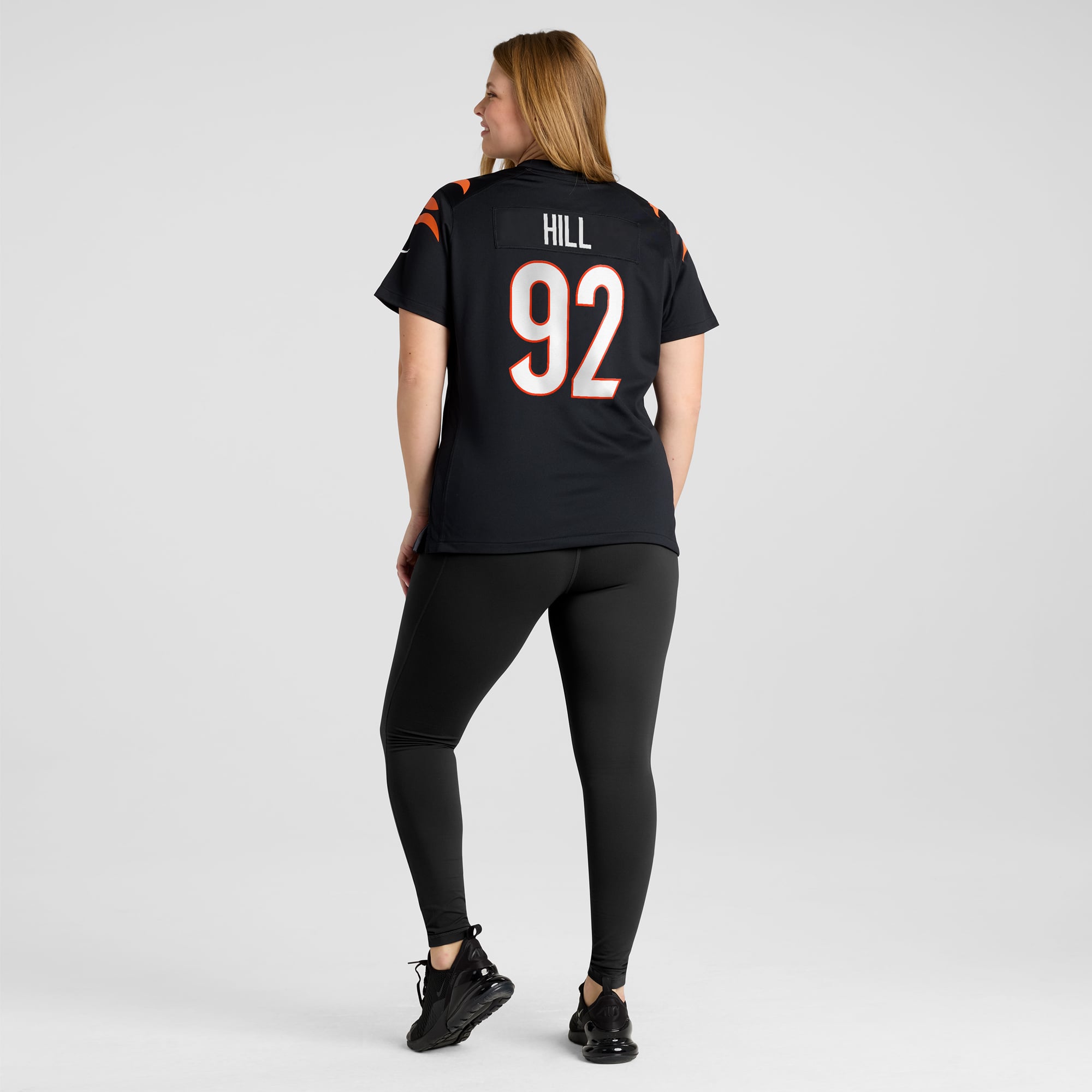 B.J. Hill Cincinnati Bengals Women's Game Jersey - Black - Image 8