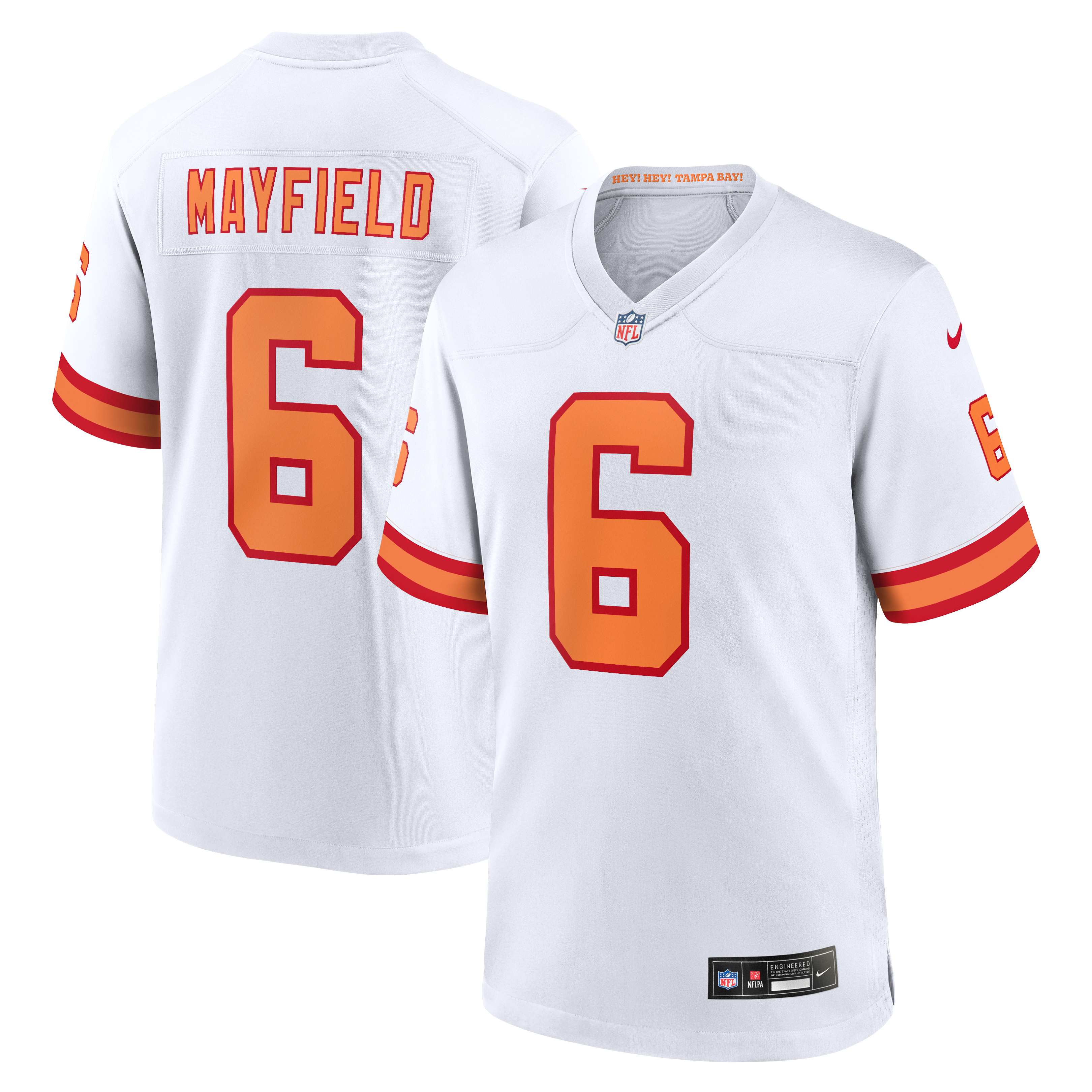 Baker Mayfield '76 Tampa Bay Buccaneers Player Game Jersey - White - Image 2