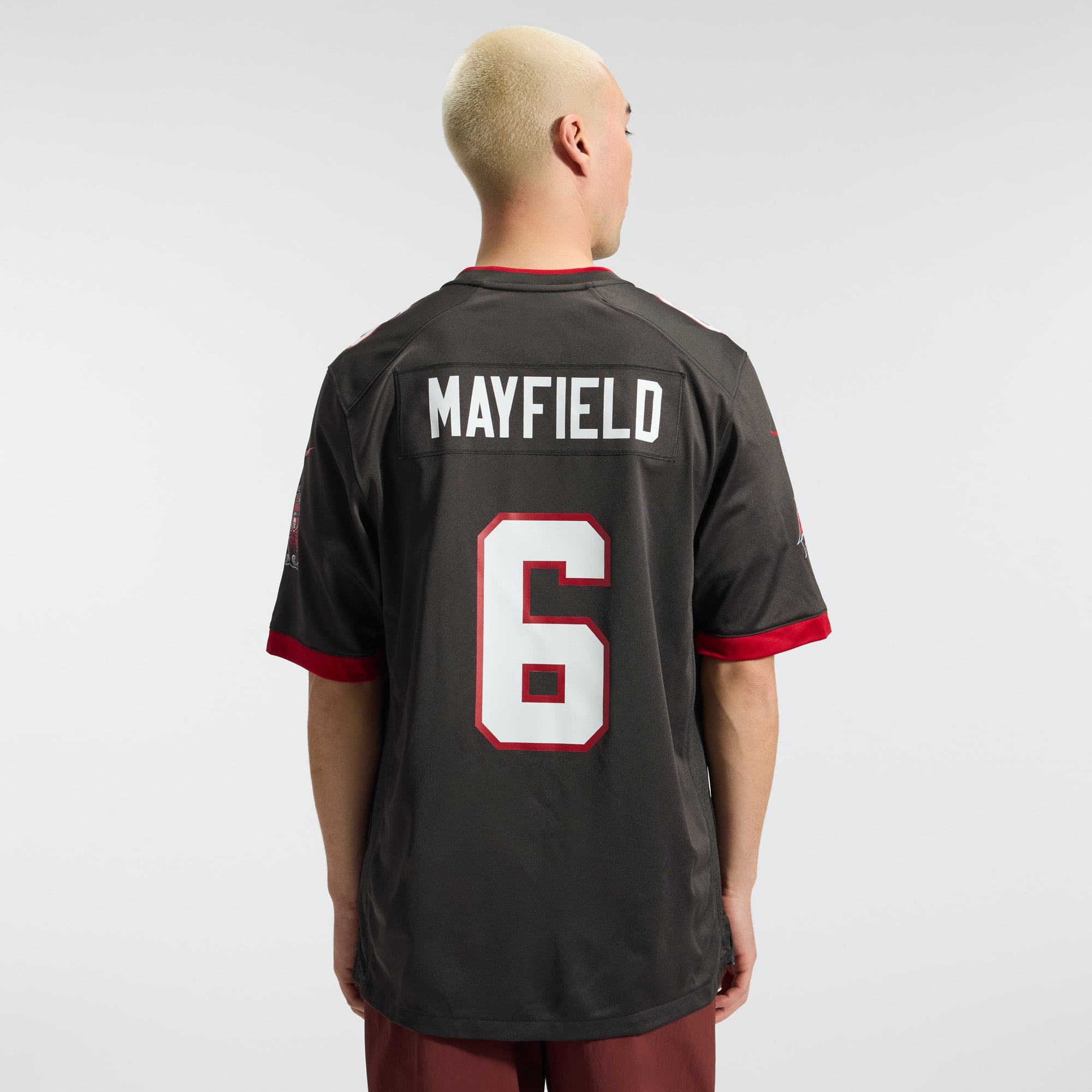 Baker Mayfield Tampa Bay Buccaneers Alternate Game Player Jersey - Pewter - Image 5