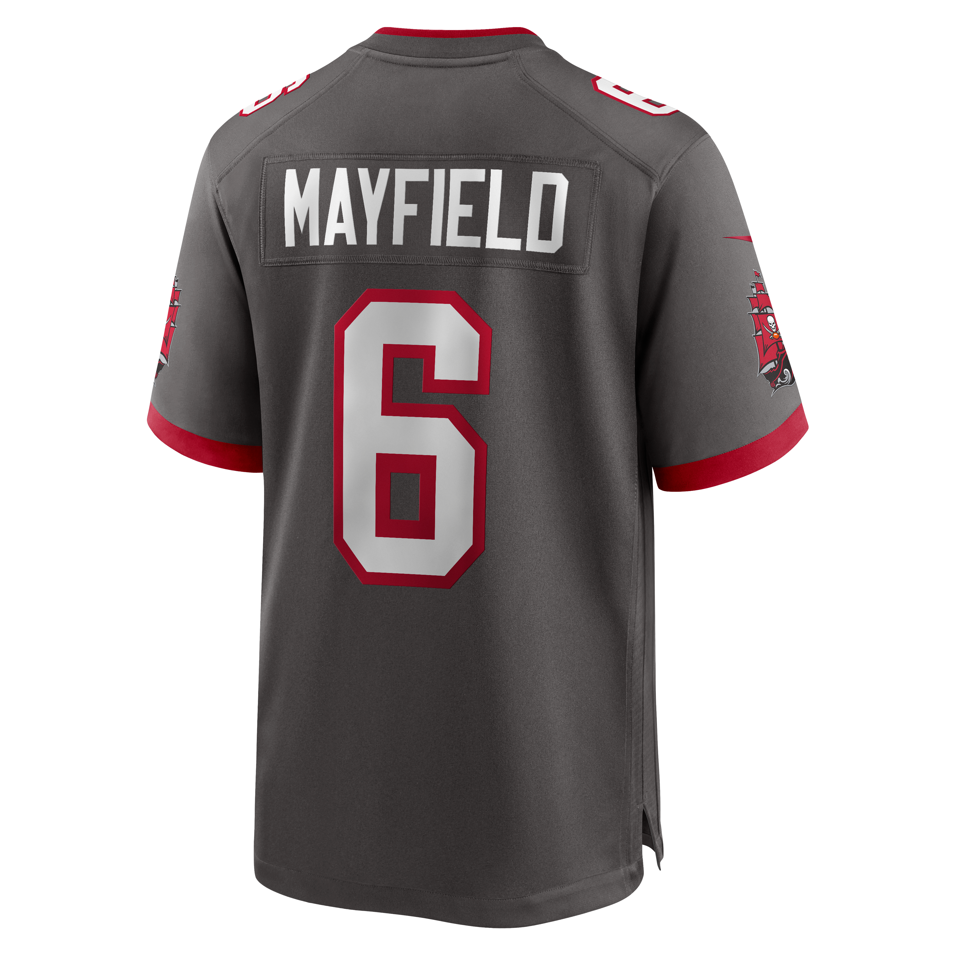 Baker Mayfield Tampa Bay Buccaneers Alternate Game Player Jersey - Pewter - Image 9