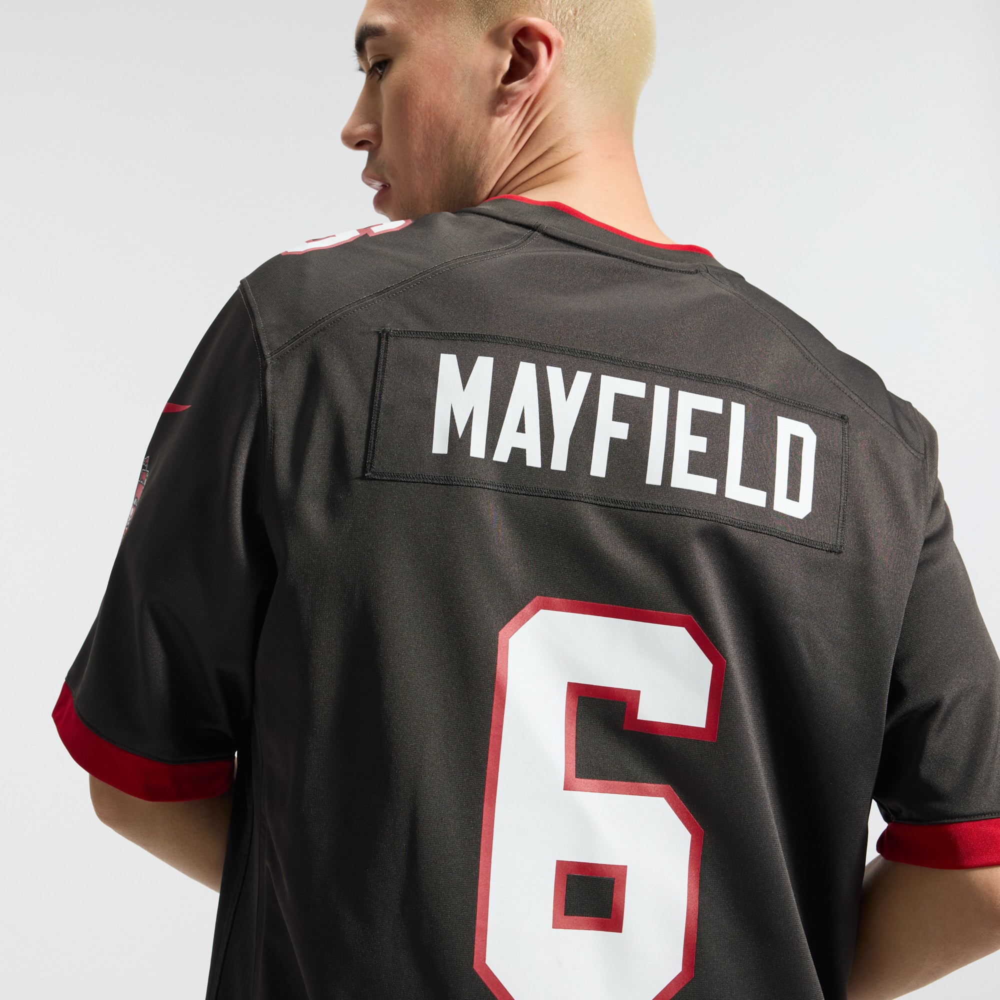 Baker Mayfield Tampa Bay Buccaneers Alternate Game Player Jersey - Pewter - Image 12