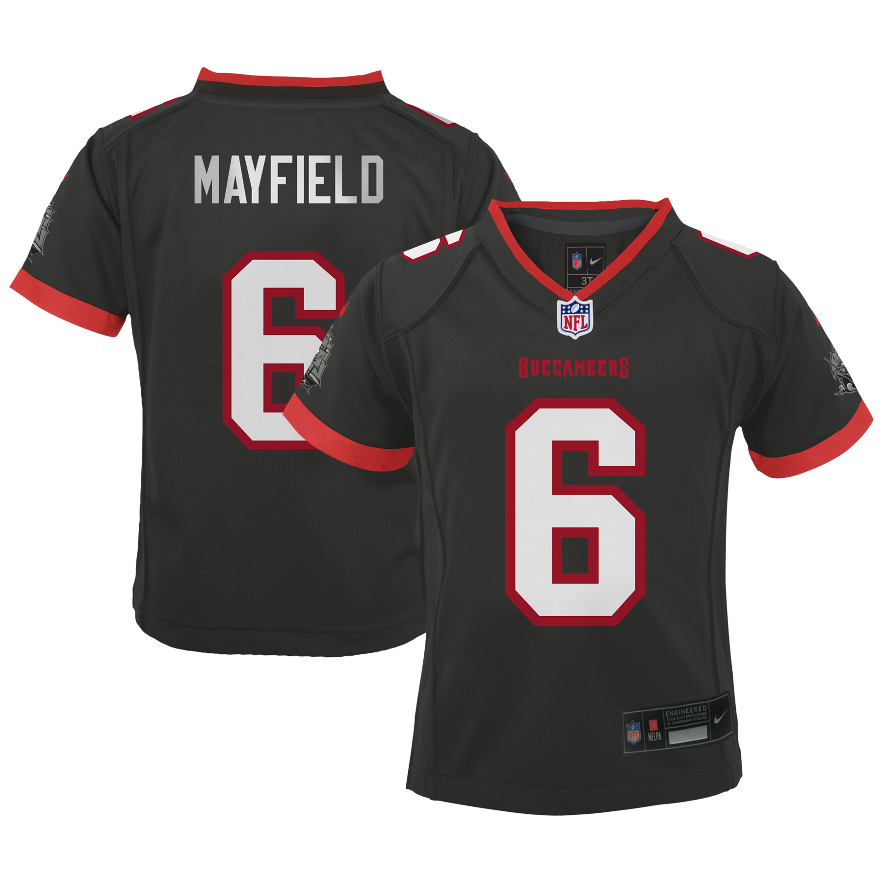 Baker Mayfield Tampa Bay Buccaneers Preschool Alternate Game Jersey - Pewter - Image 2