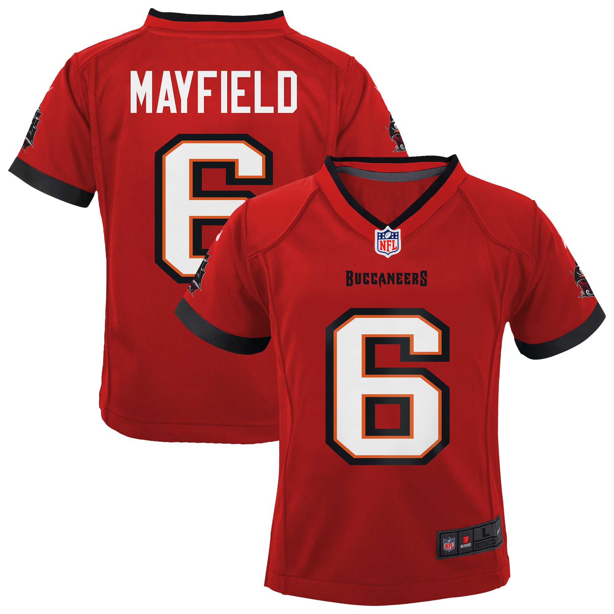 Baker Mayfield Tampa Bay Buccaneers Preschool Team Player Game Jersey - Red - Image 2