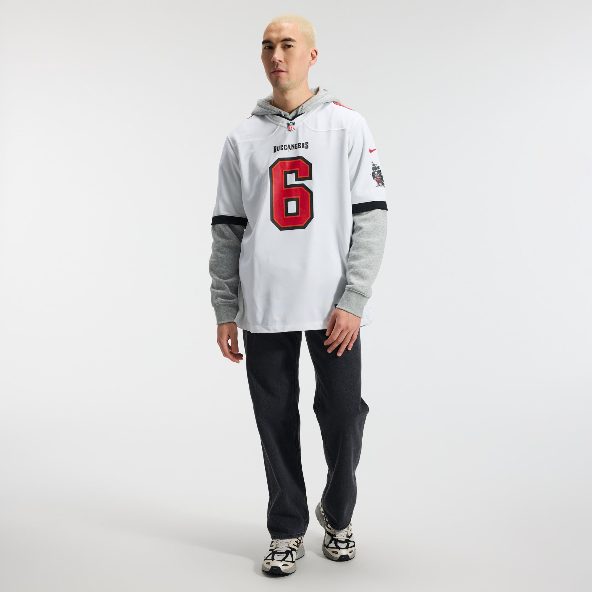 Baker Mayfield Tampa Bay Buccaneers Throwback Game Jersey - Orange - White - Image 6