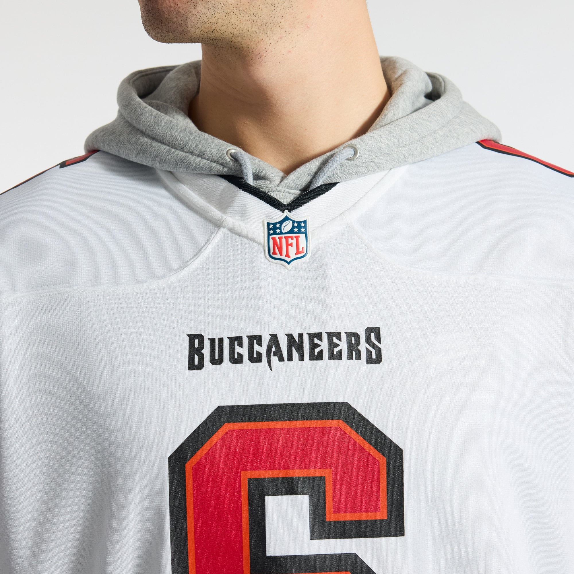 Baker Mayfield Tampa Bay Buccaneers Throwback Game Jersey - Orange - White - Image 11