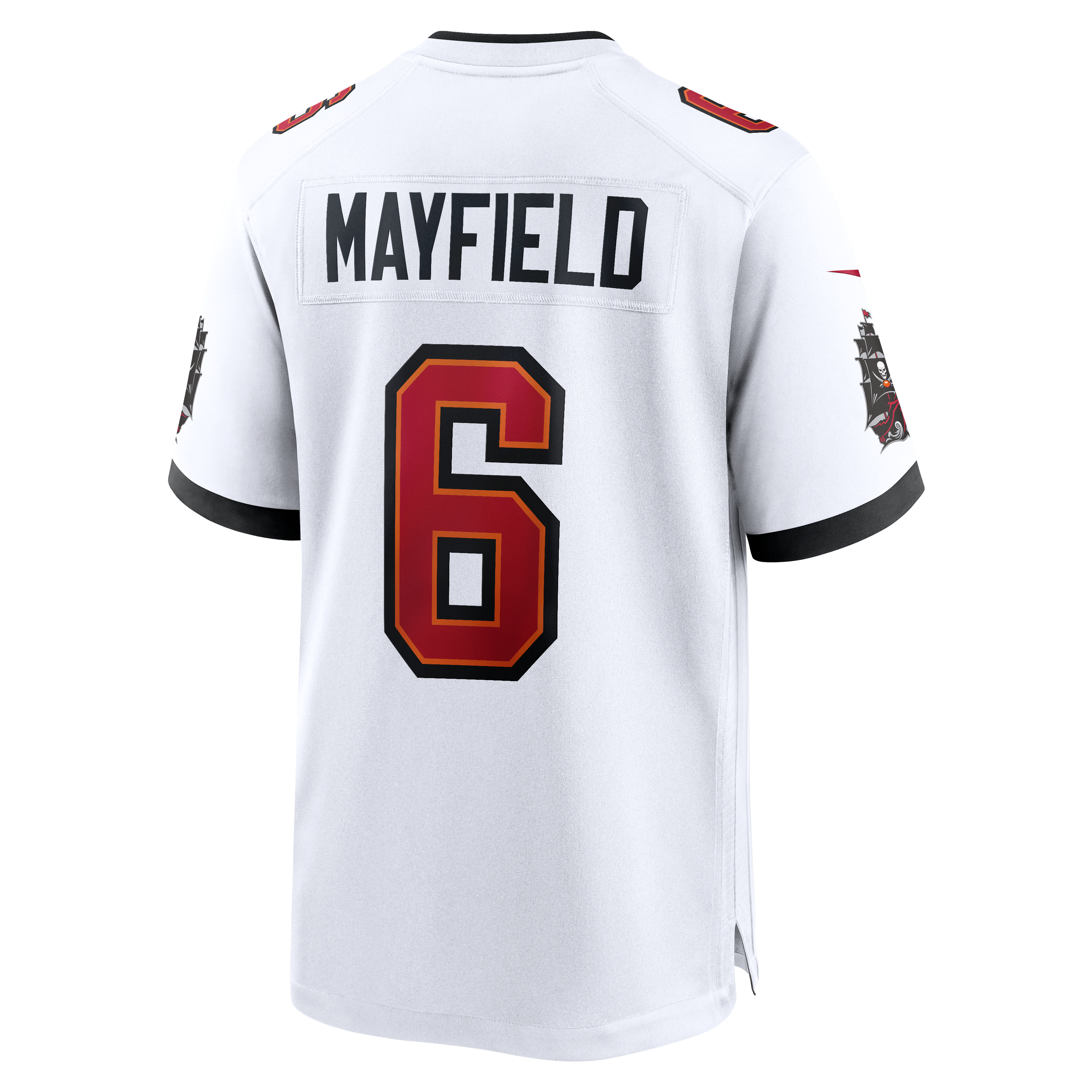 Baker Mayfield Tampa Bay Buccaneers Throwback Game Jersey - Orange - White - Image 9