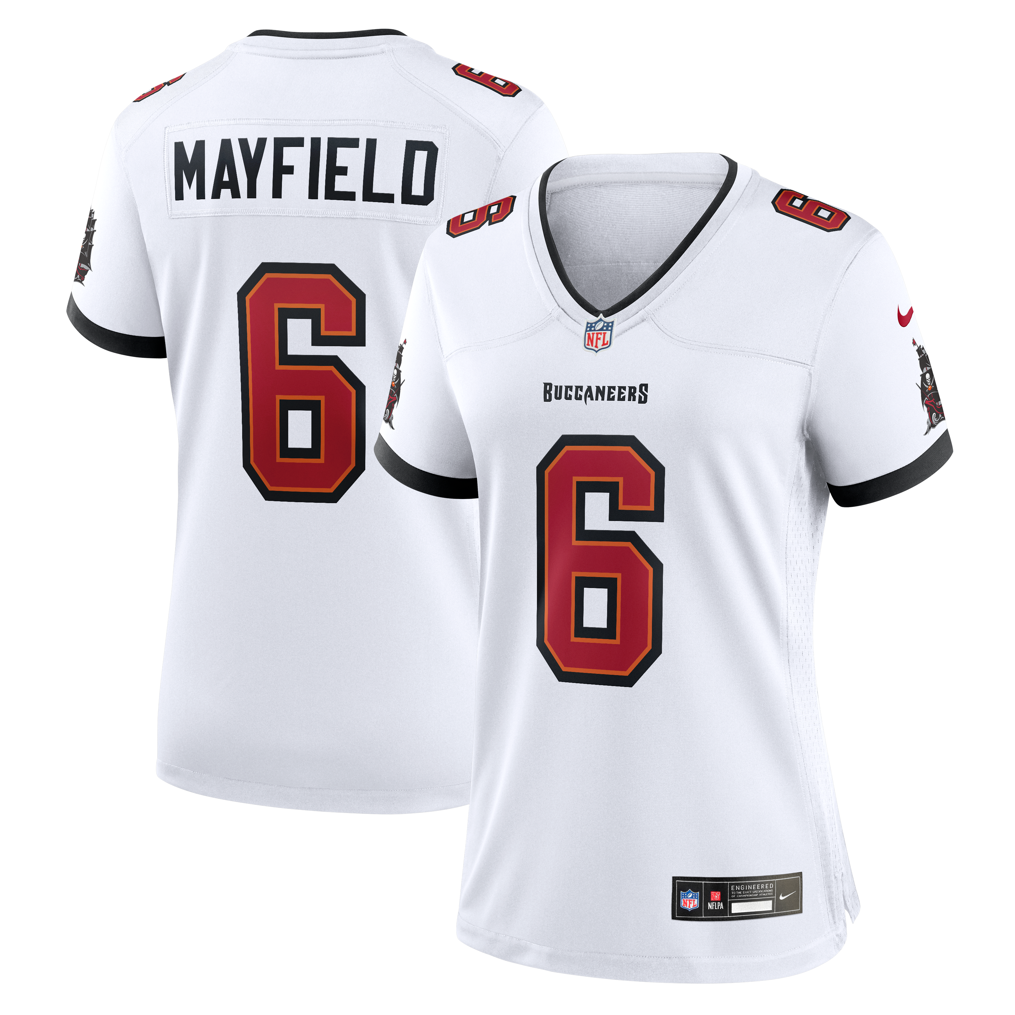 Baker Mayfield Tampa Bay Buccaneers Women's Away Game Jersey - White - Image 2