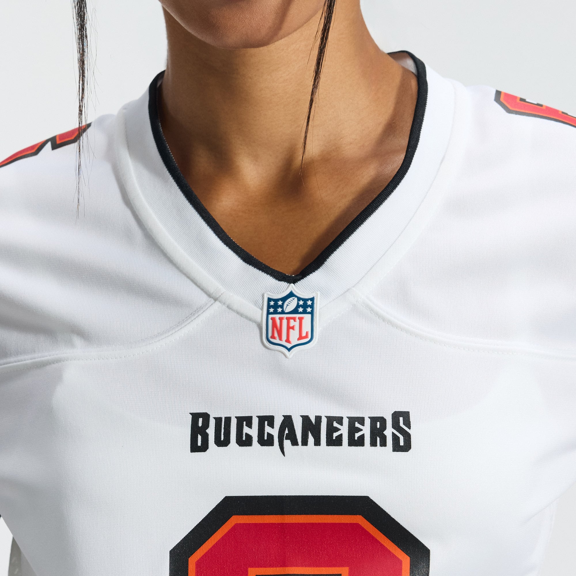Baker Mayfield Tampa Bay Buccaneers Women's Away Game Jersey - White - Image 10