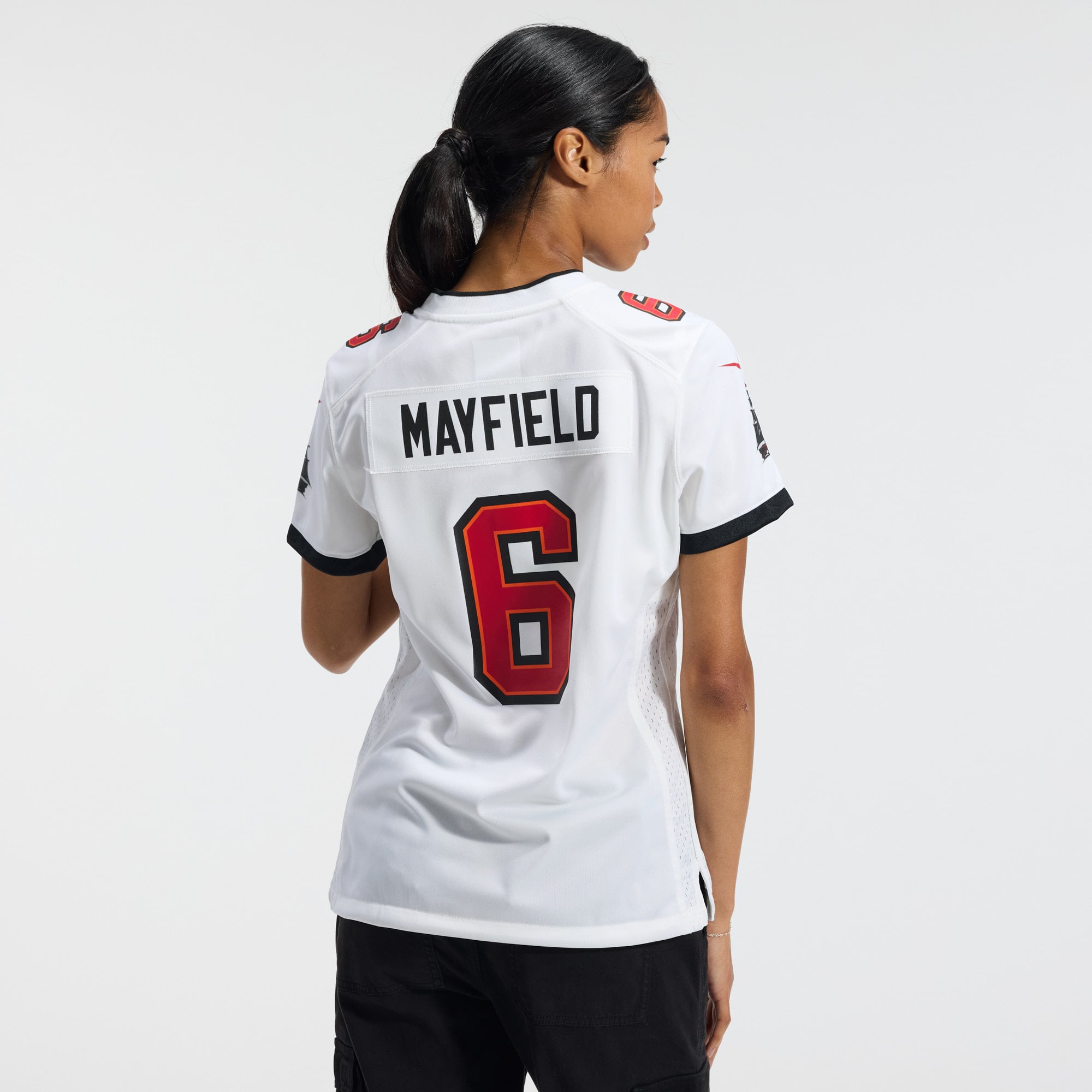 Baker Mayfield Tampa Bay Buccaneers Women's Away Game Jersey - White - Image 5