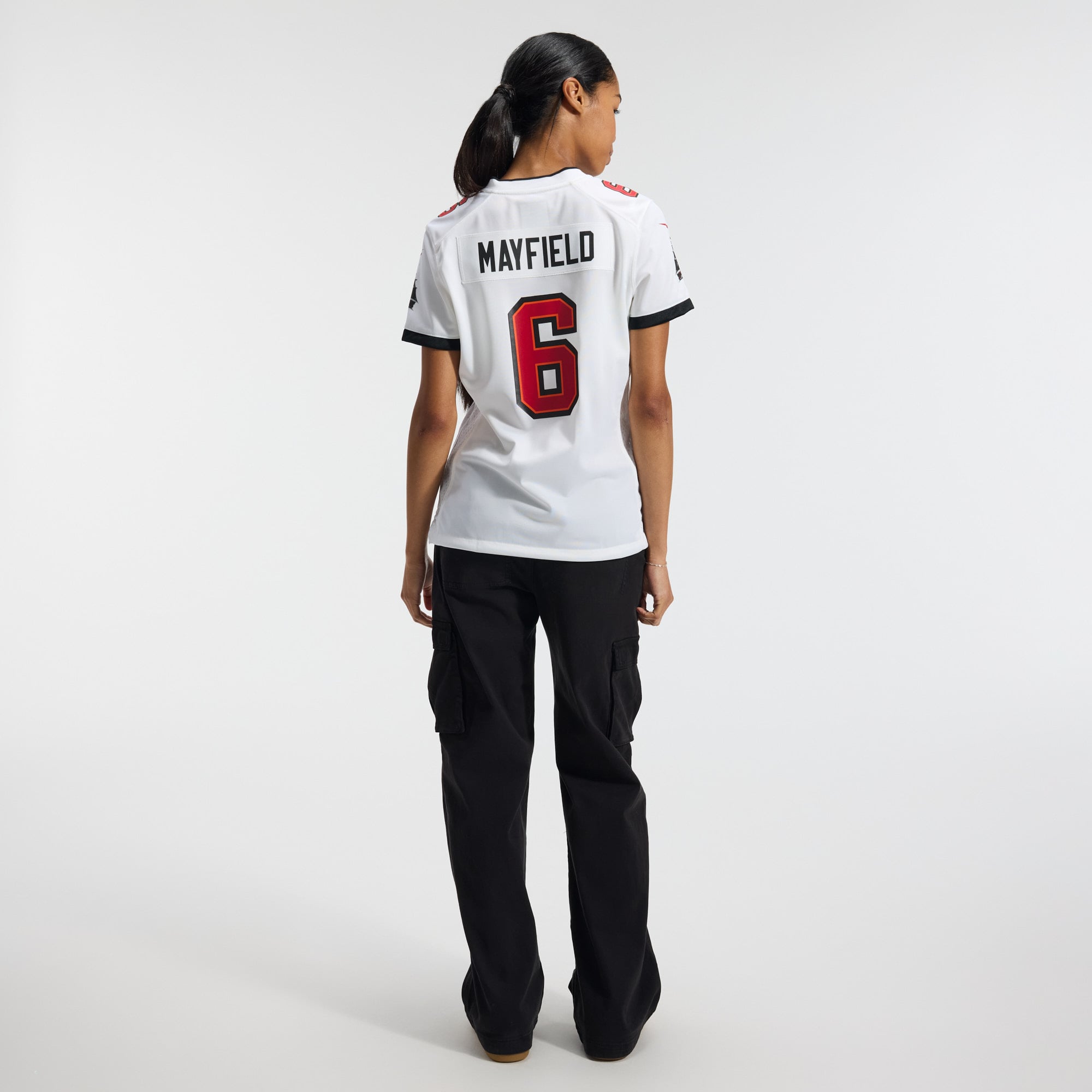 Baker Mayfield Tampa Bay Buccaneers Women's Throwback Game Jersey - White - Image 7