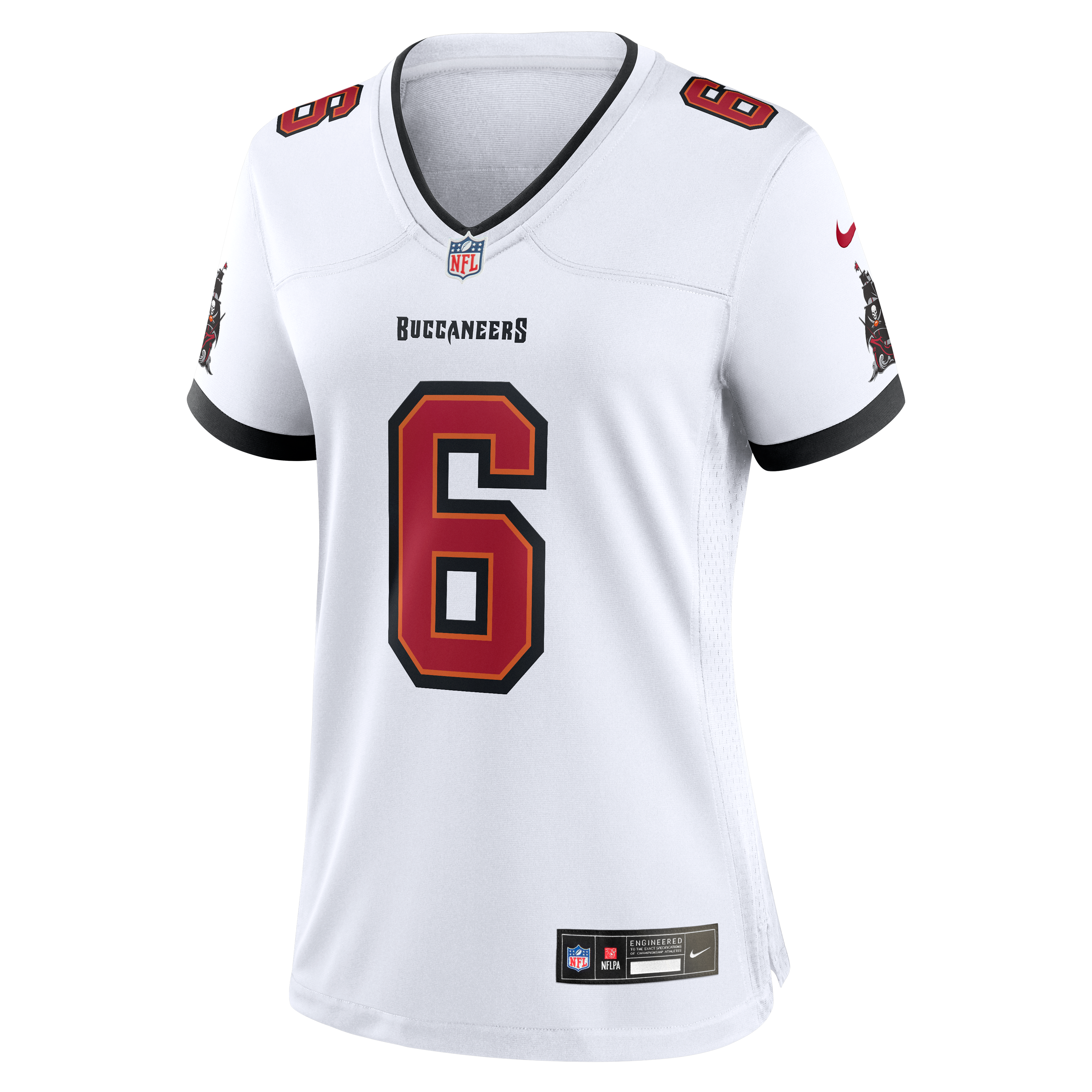 Baker Mayfield Tampa Bay Buccaneers Women's Throwback Game Jersey - White - Image 8