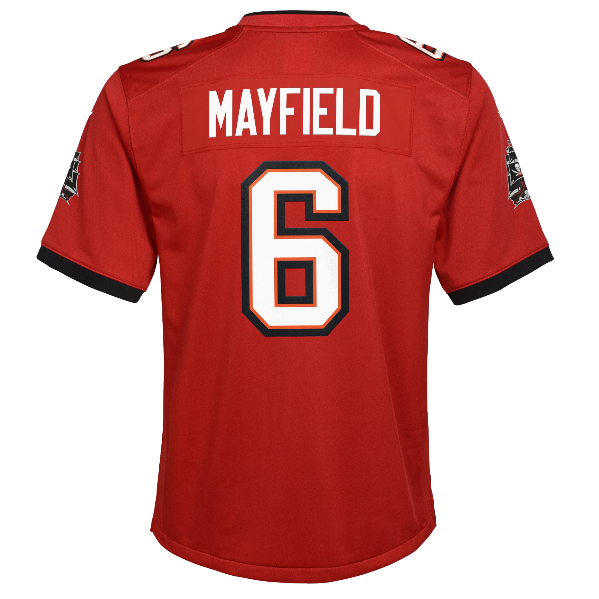 Baker Mayfield Tampa Bay Buccaneers Youth Alternate Game Jersey - Orange - Red - Image 4