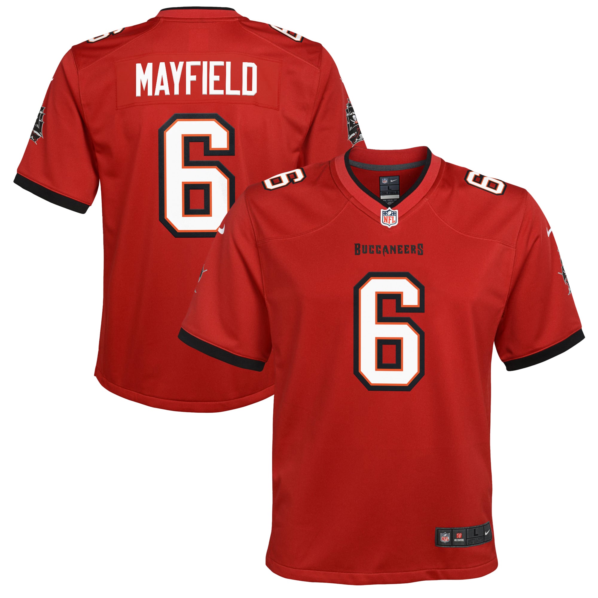 Baker Mayfield Tampa Bay Buccaneers Youth Alternate Game Jersey - Orange - Red