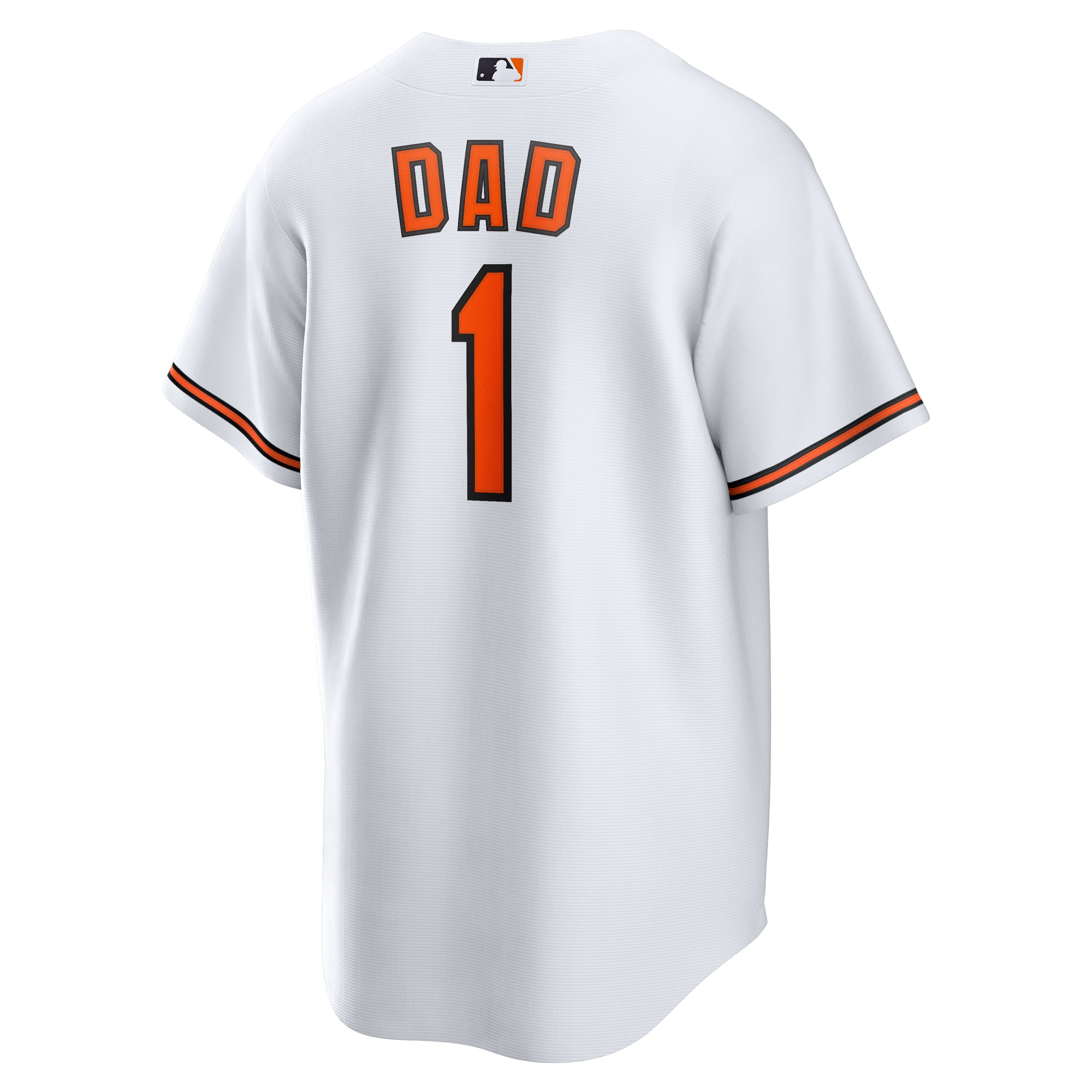 Baltimore Orioles #1 Dad Home Jersey - White - Image 4