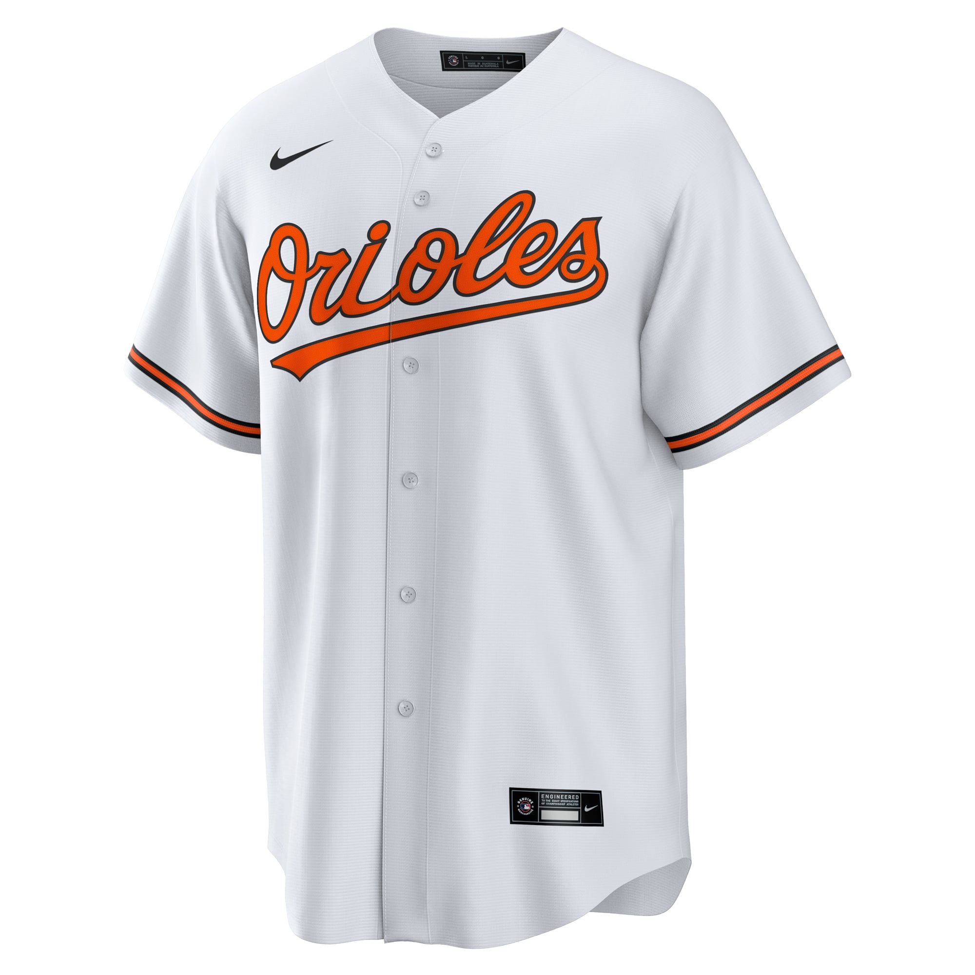 Baltimore Orioles #1 Groom Home Jersey - White - Image 3