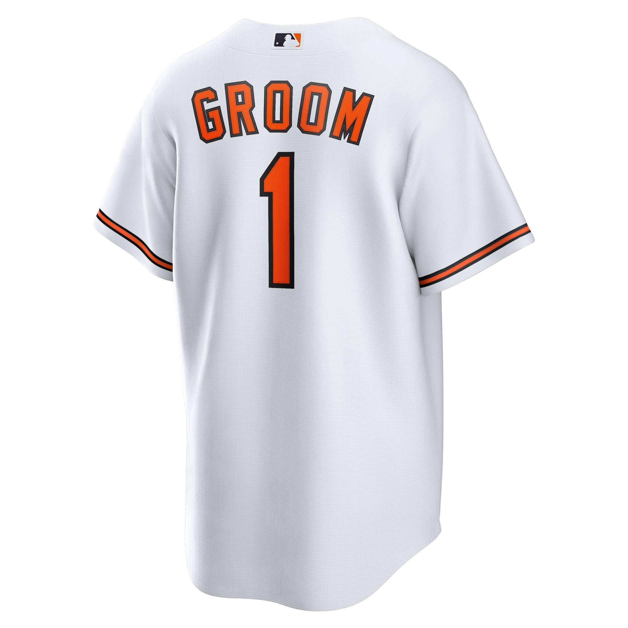 Baltimore Orioles #1 Groom Home Jersey - White - Image 4