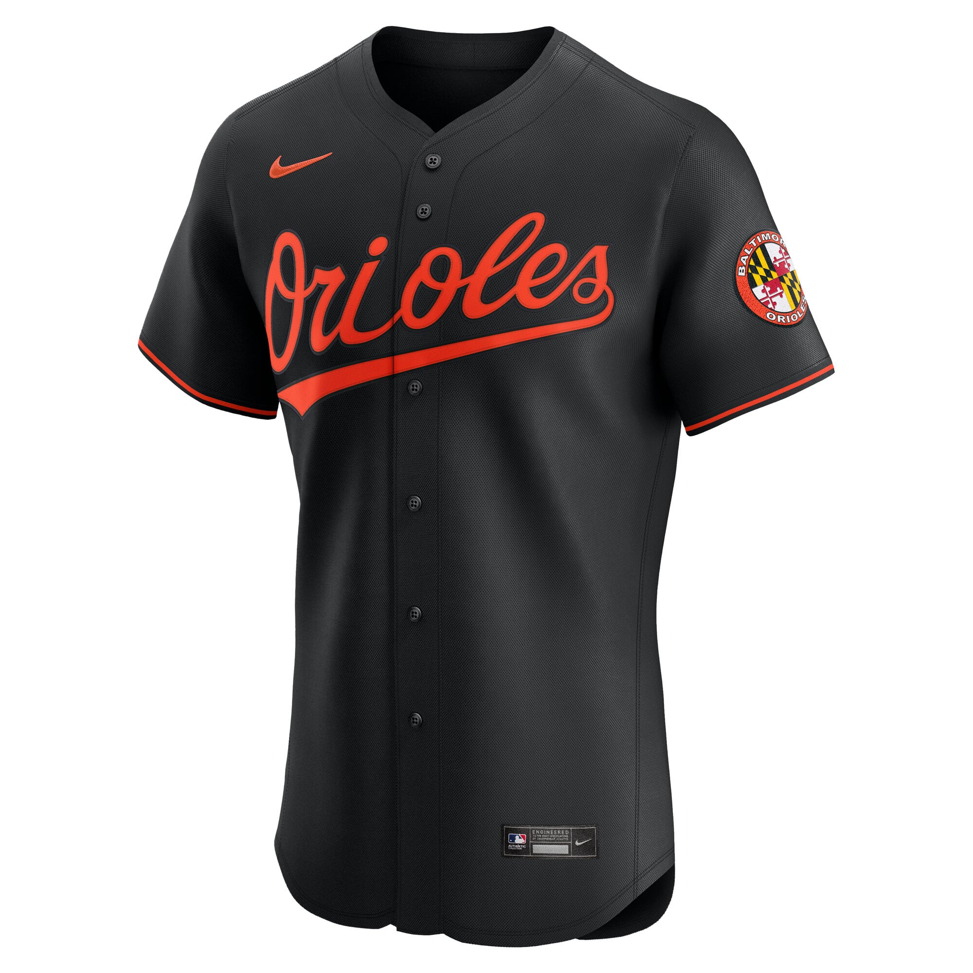 Baltimore Orioles Alternate 2 Elite Jersey - Black - Image 3