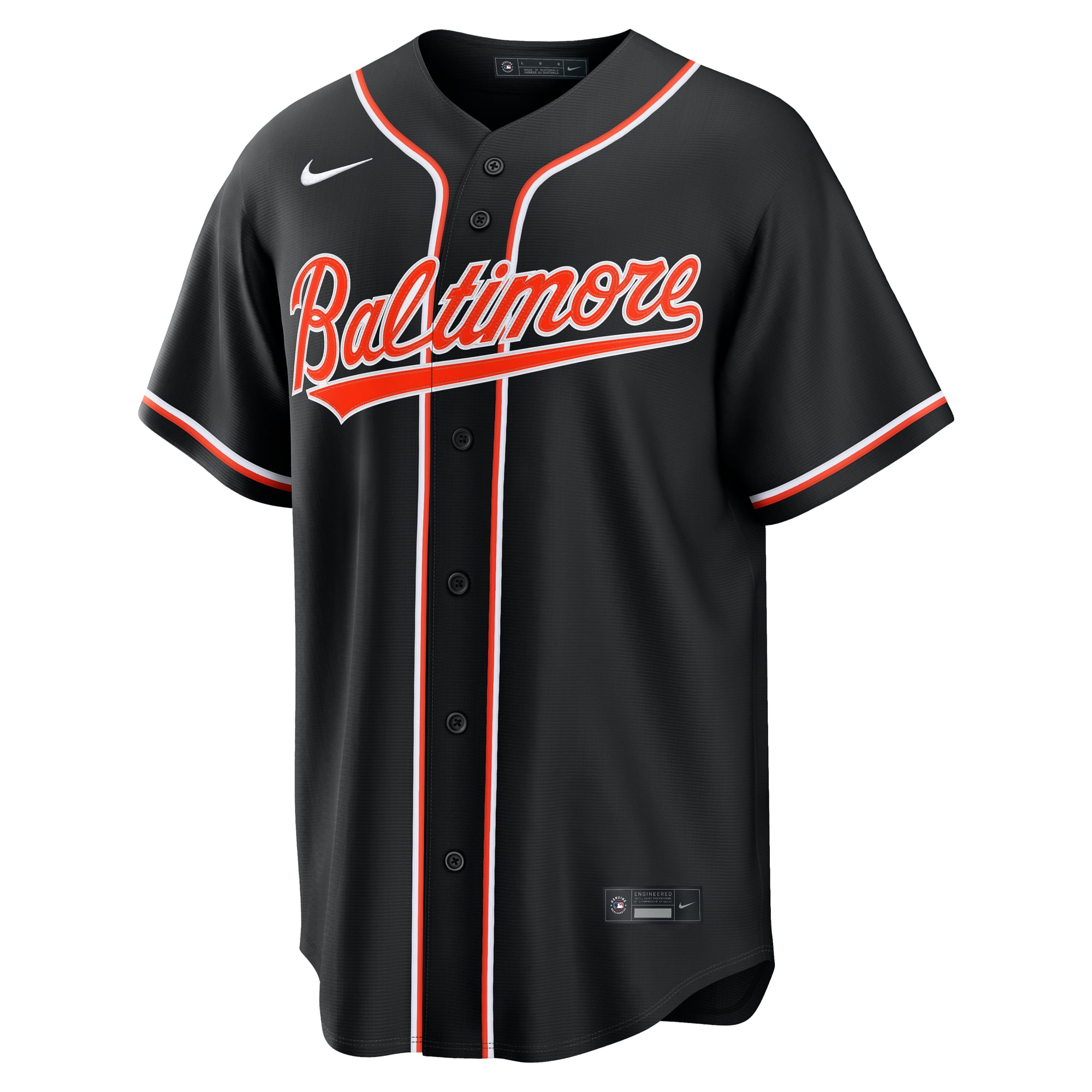 Baltimore Orioles Fashion Black Out Jersey - Image 3