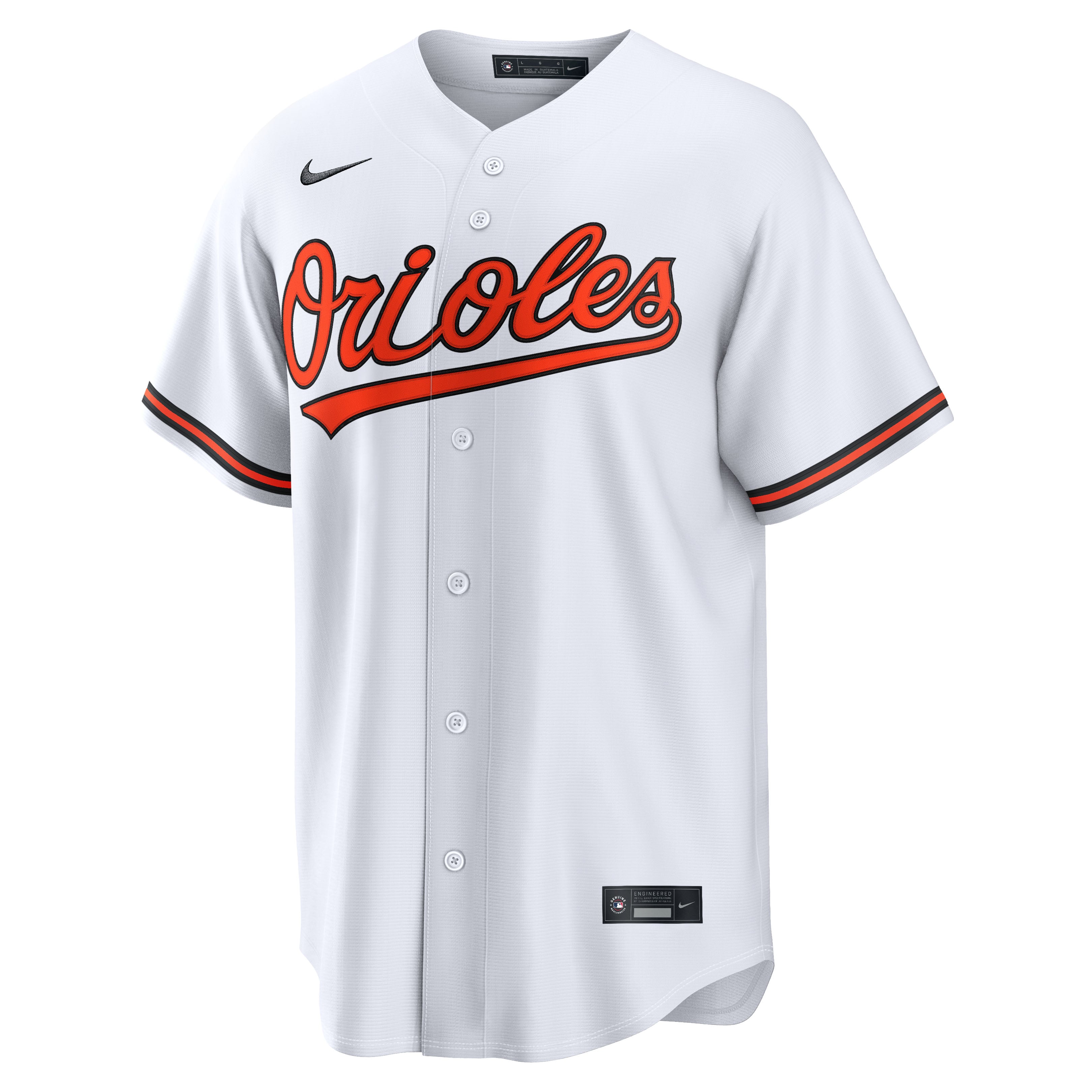 Baltimore Orioles Home Jersey - White - Image 5