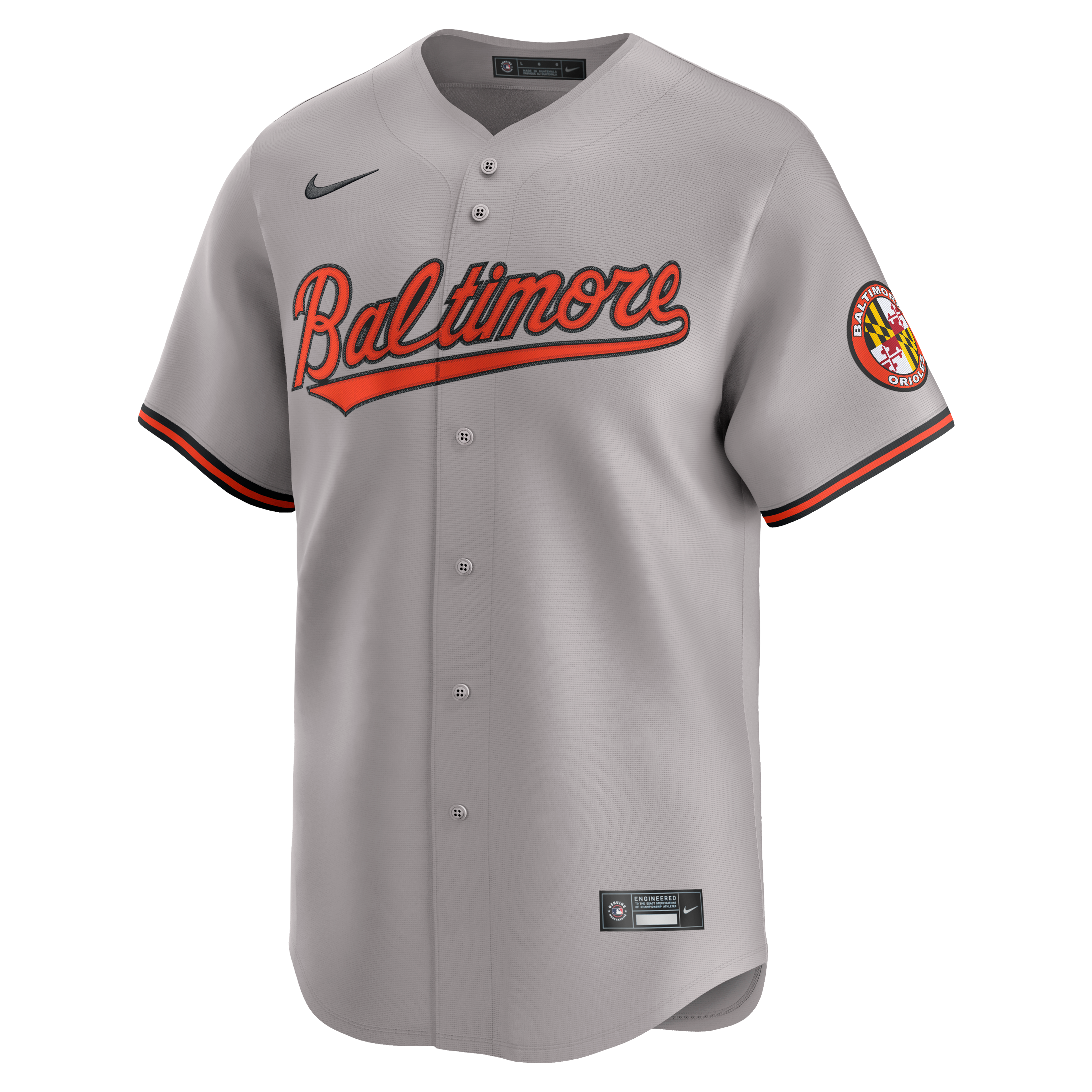 Baltimore Orioles Road Limited Jersey - Gray - Image 8