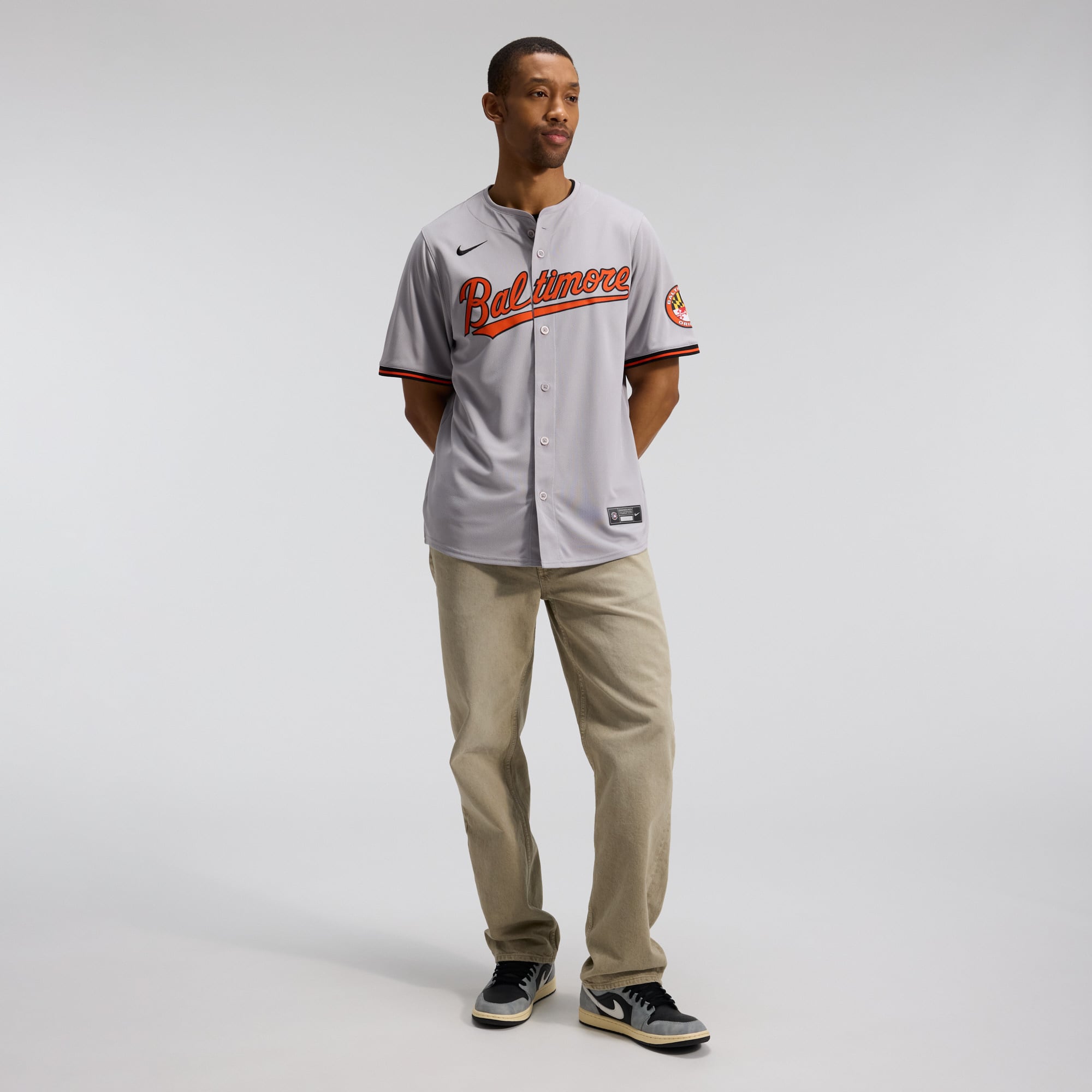Baltimore Orioles Road Limited Jersey - Gray - Image 5