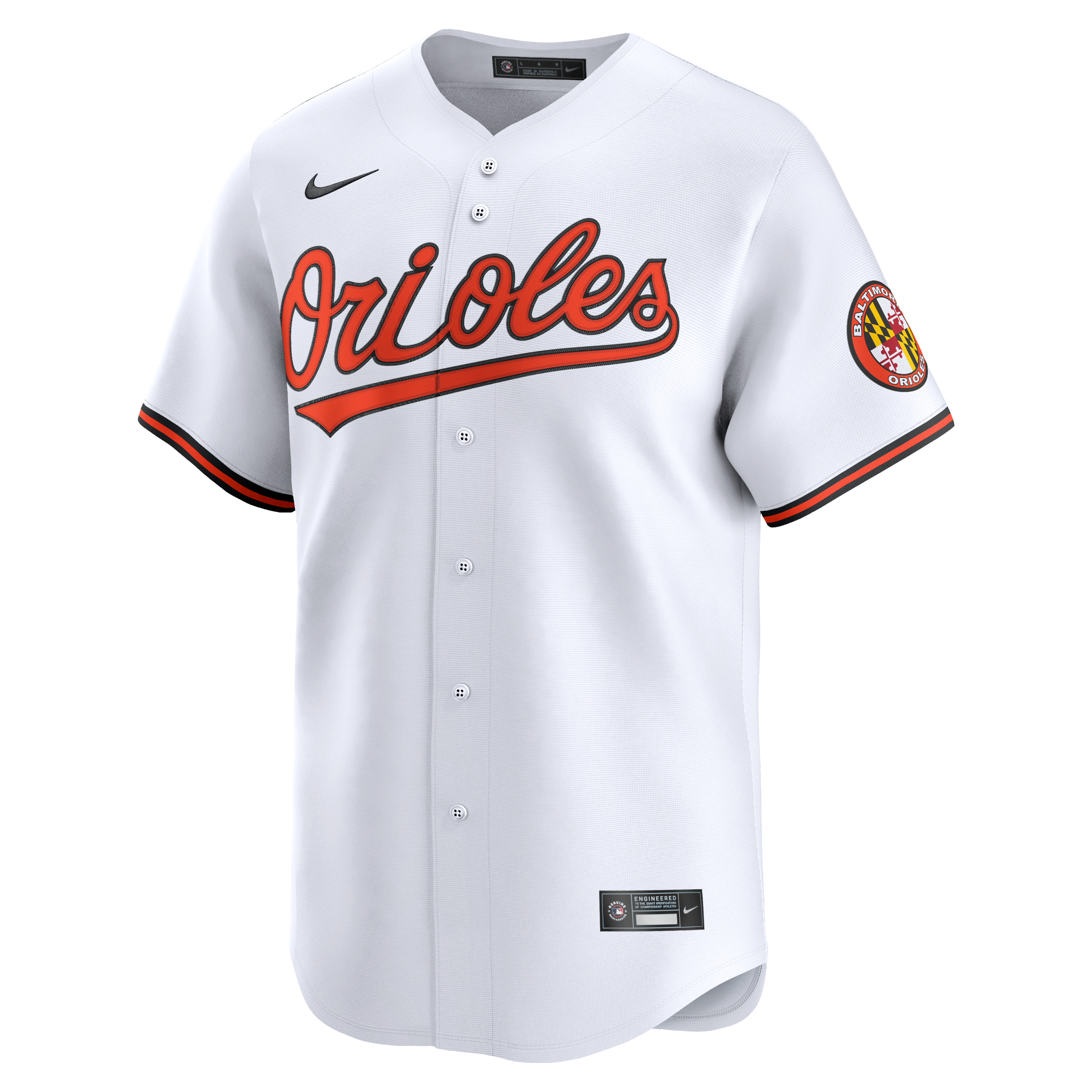 Baltimore Orioles Road Limited Jersey - White - Image 7