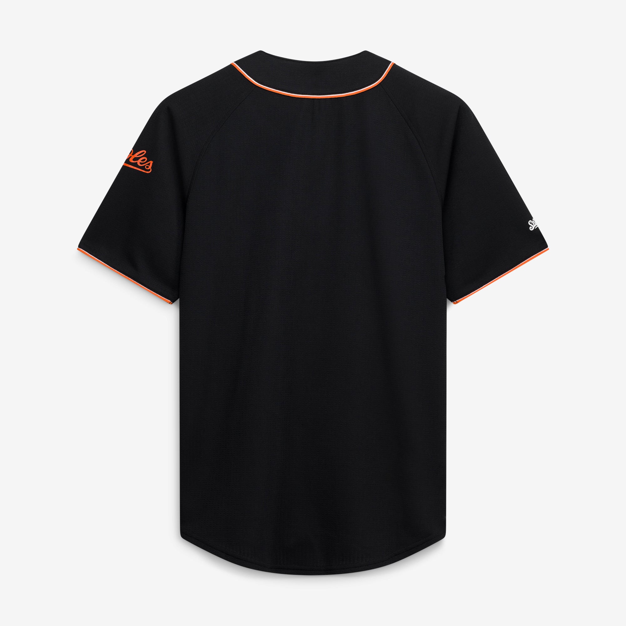 Baltimore Orioles Stitches Team Color Full-Button Fashion Jersey - Black - Image 3