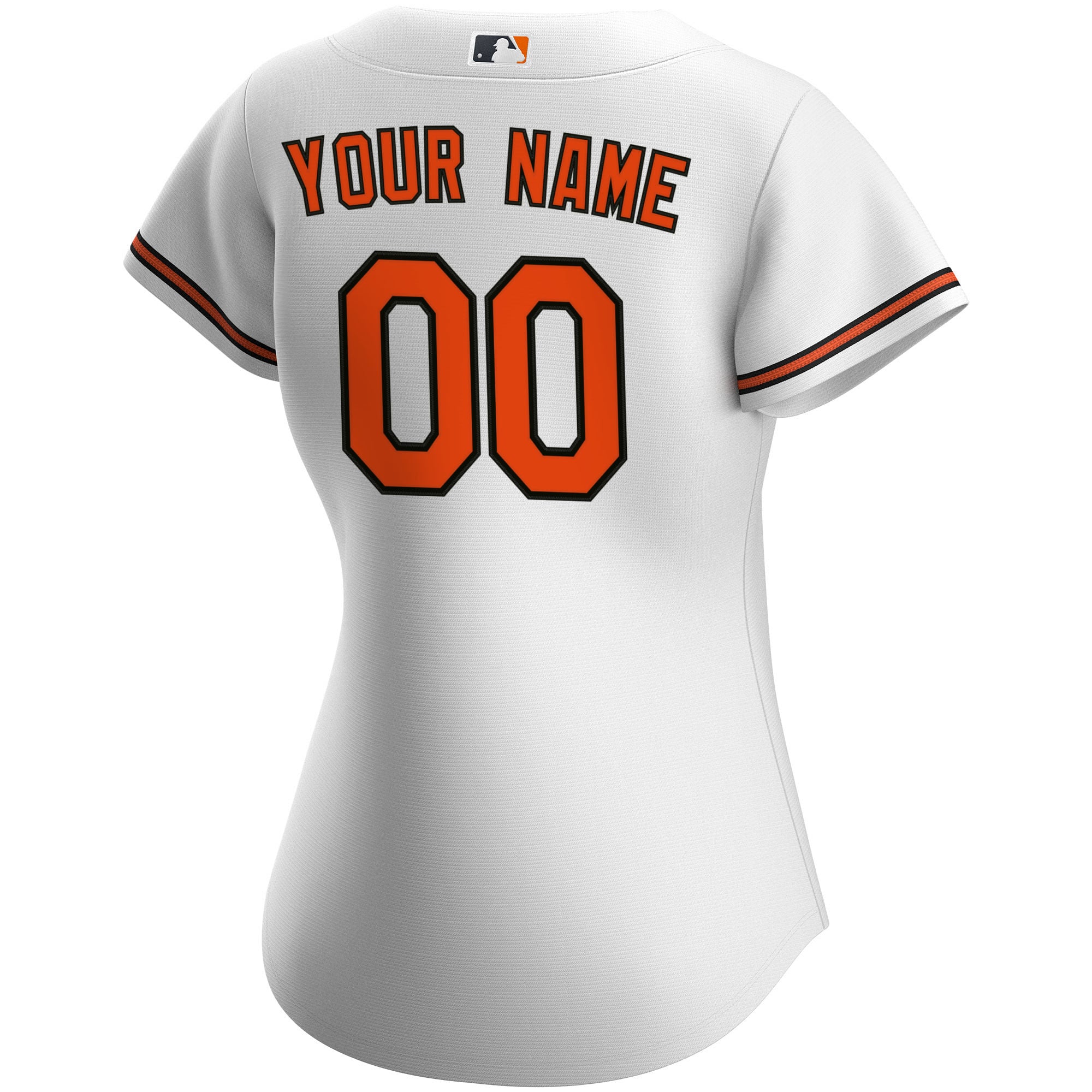 Baltimore Orioles Women's Home Custom Jersey - White - Image 4