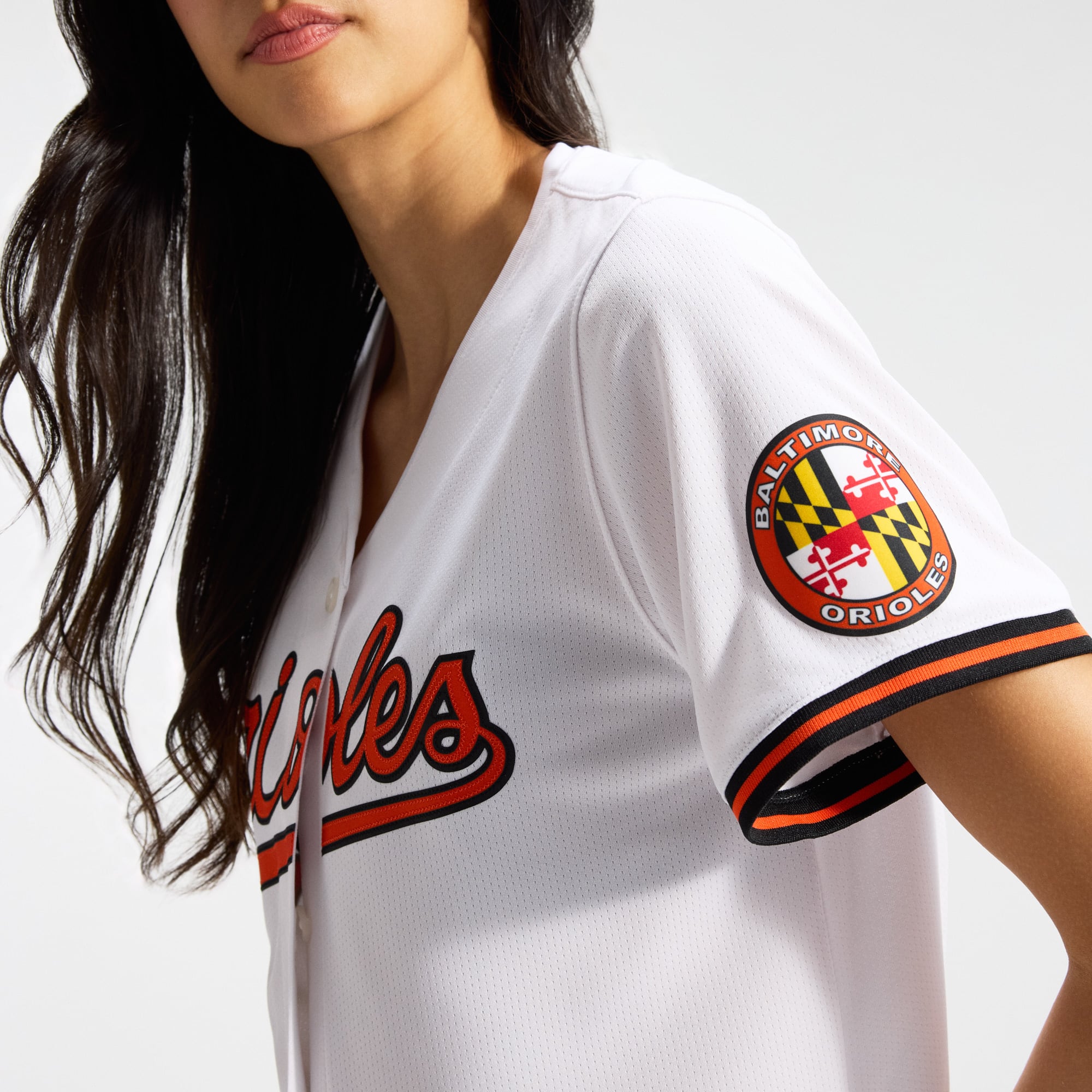 Baltimore Orioles Women's Home Limited Jersey - White - Image 10