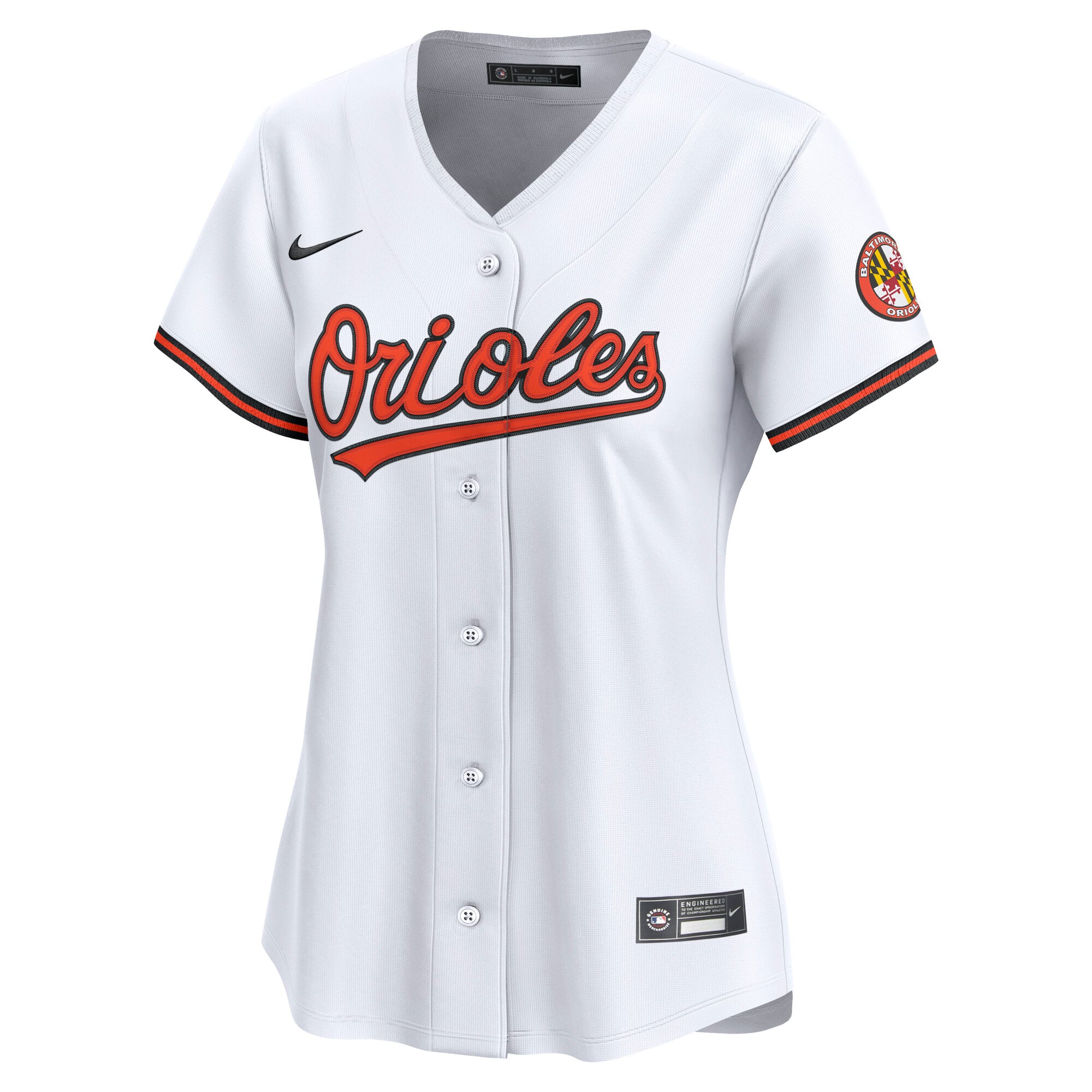 Baltimore Orioles Women's Home Limited Jersey - White - Image 6