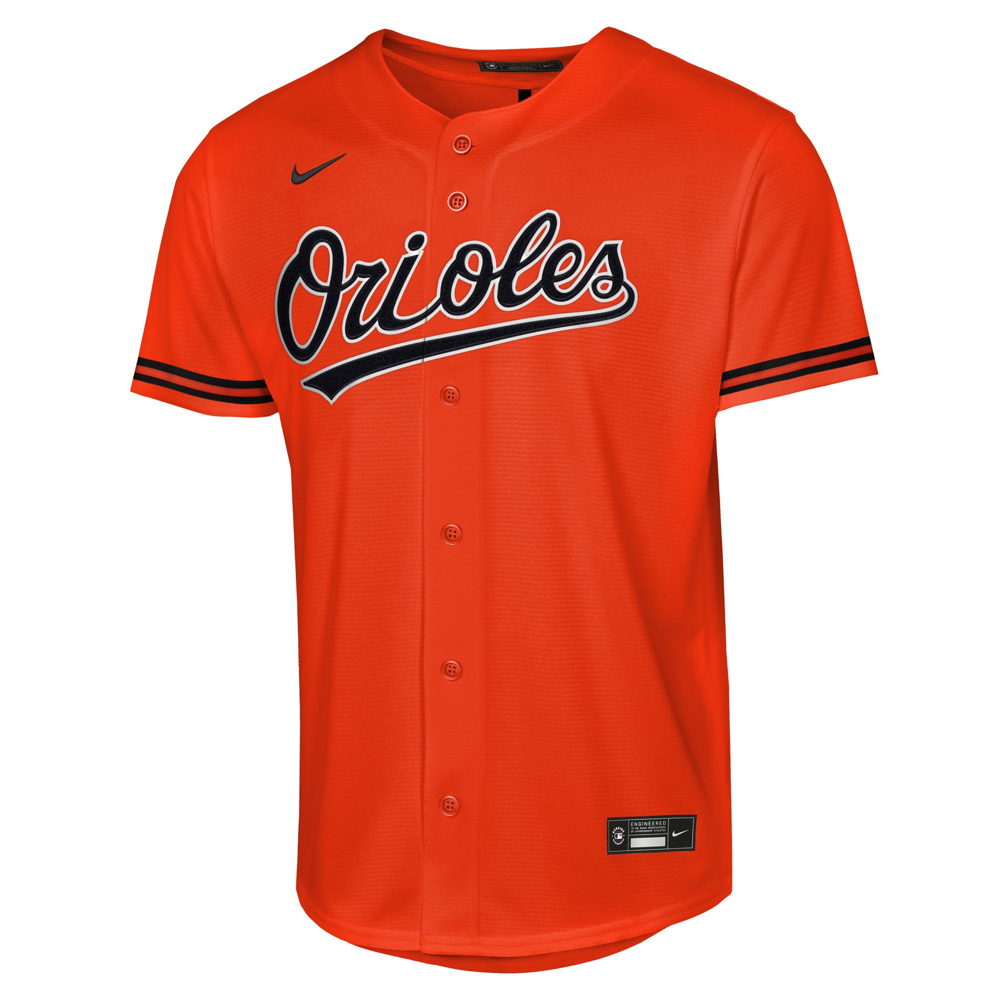 Baltimore Orioles Youth Alternate 2 Jersey - Orange - Image 3