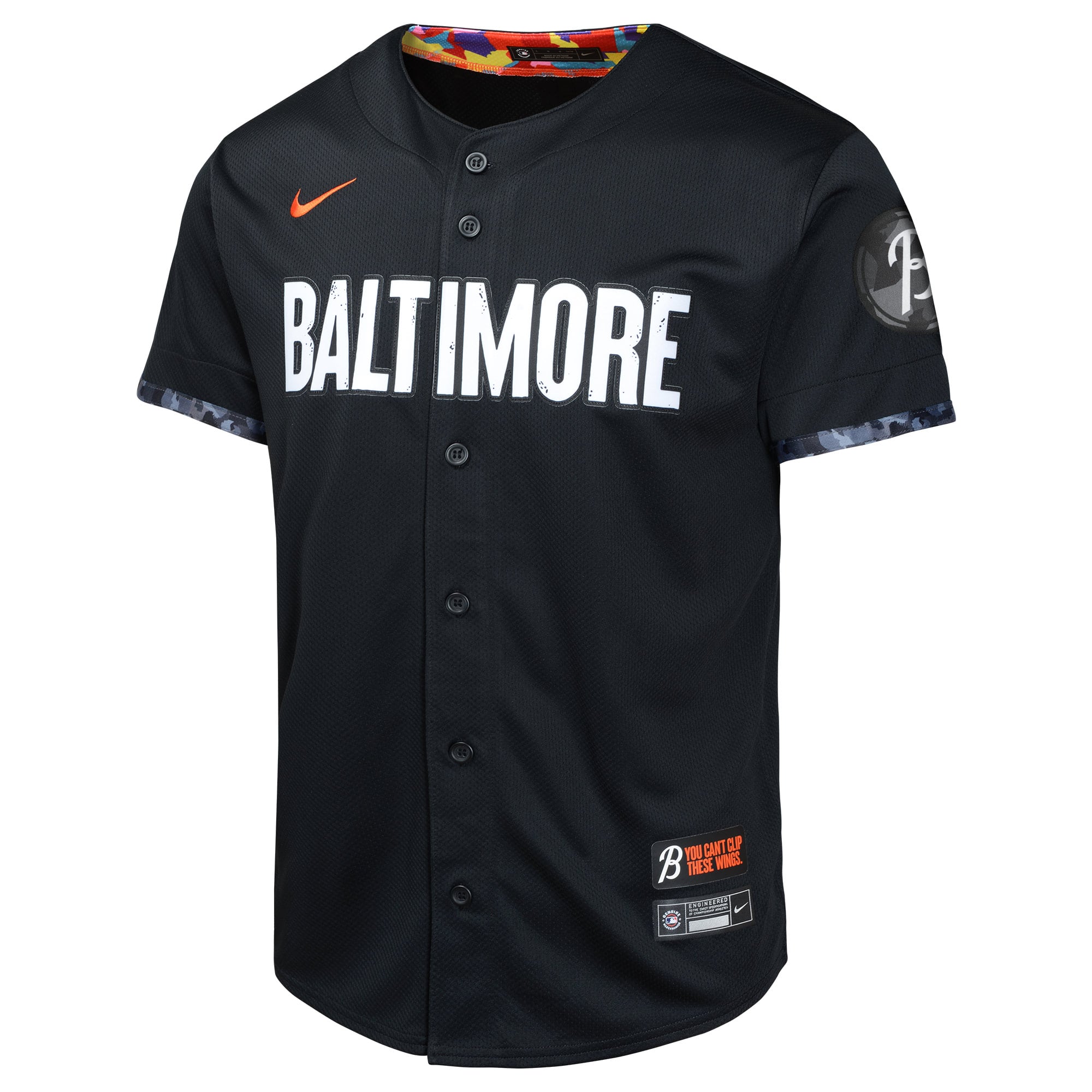 Baltimore Orioles Youth City Connect Limited Jersey - Black - Image 3