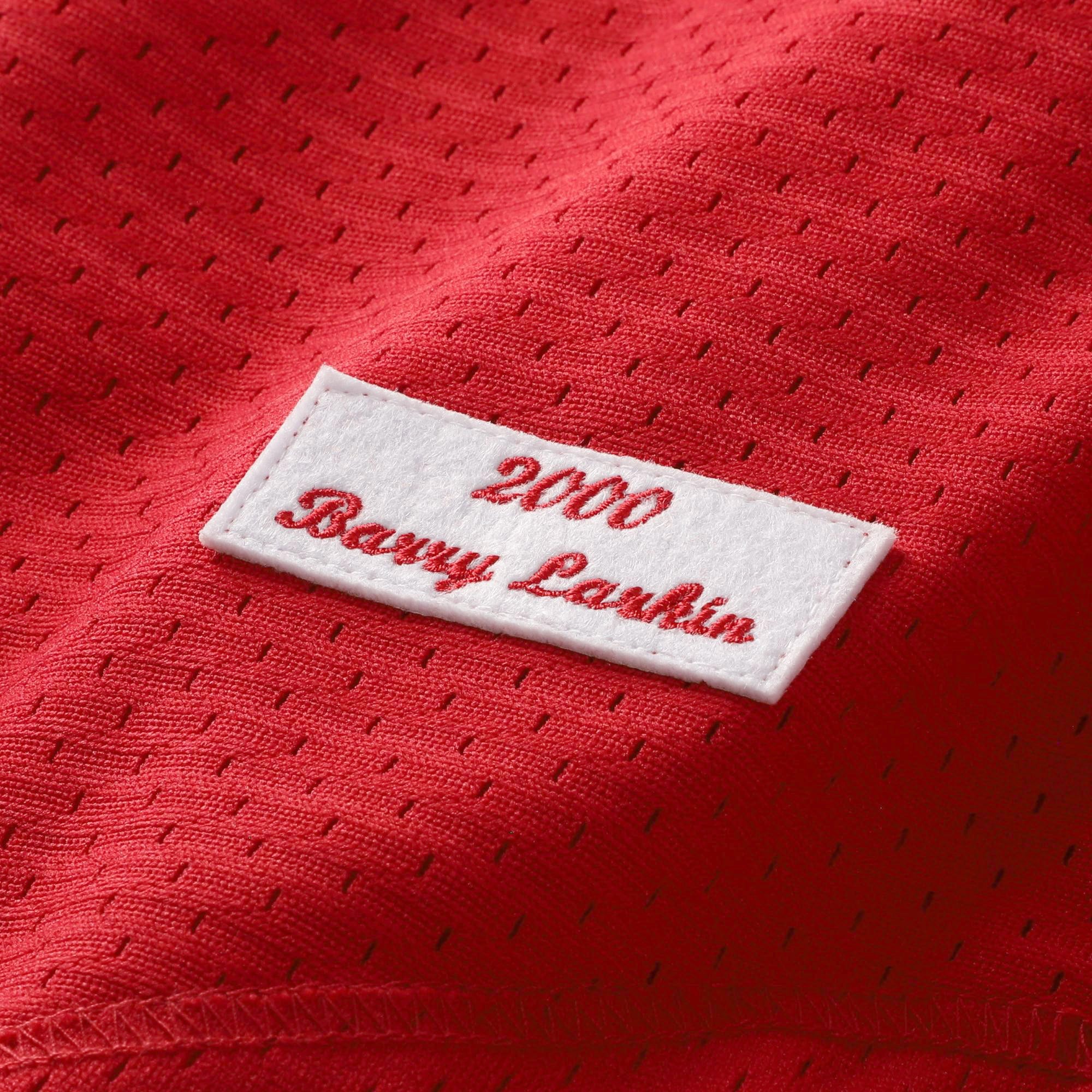 Barry Larkin Cincinnati Reds Cooperstown Collection Mesh Batting Practice Button-Up Jersey - Scarlet - Image 8