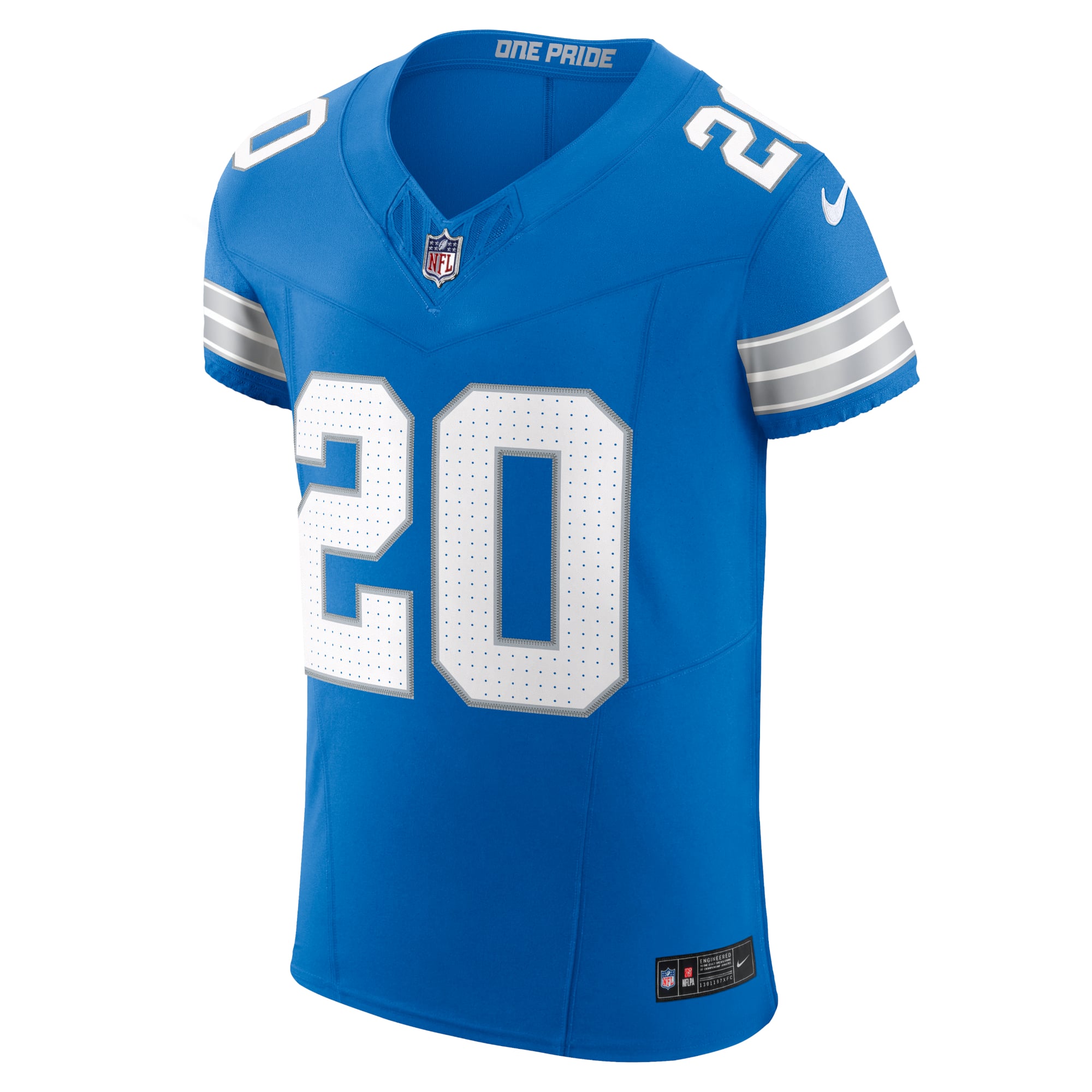 Barry Sanders Detroit Lions Alternate Vapor F.U.S.E. Elite Jersey - Blue - Image 3