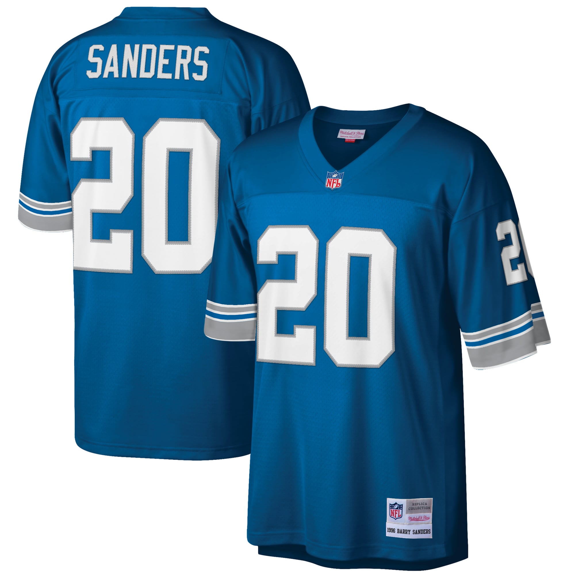 Barry Sanders Detroit Lions Big & Tall 1996 Retired Player Jersey - Blue