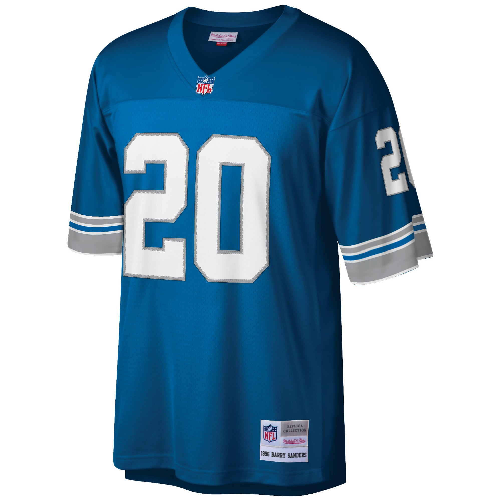 Barry Sanders Detroit Lions Big & Tall 1996 Retired Player Jersey - Blue - Image 3