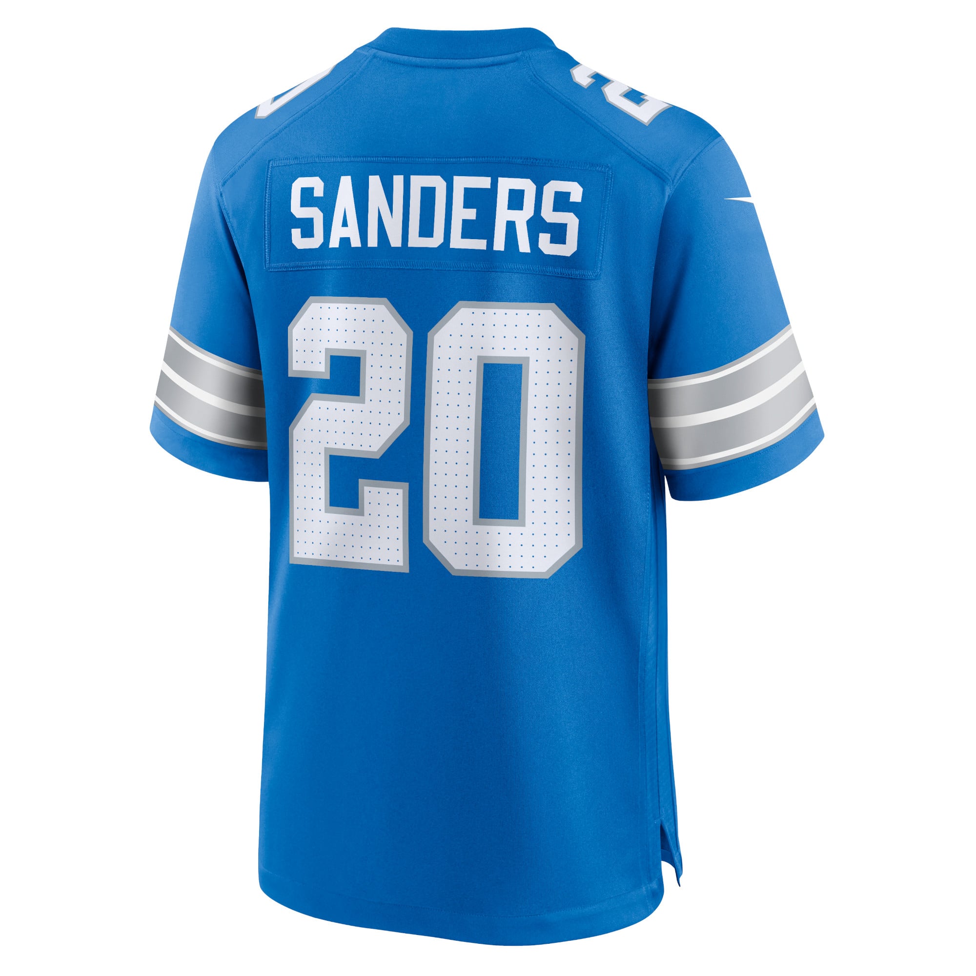 Barry Sanders Detroit Lions Retired Player Game Jersey - Blue - Image 4