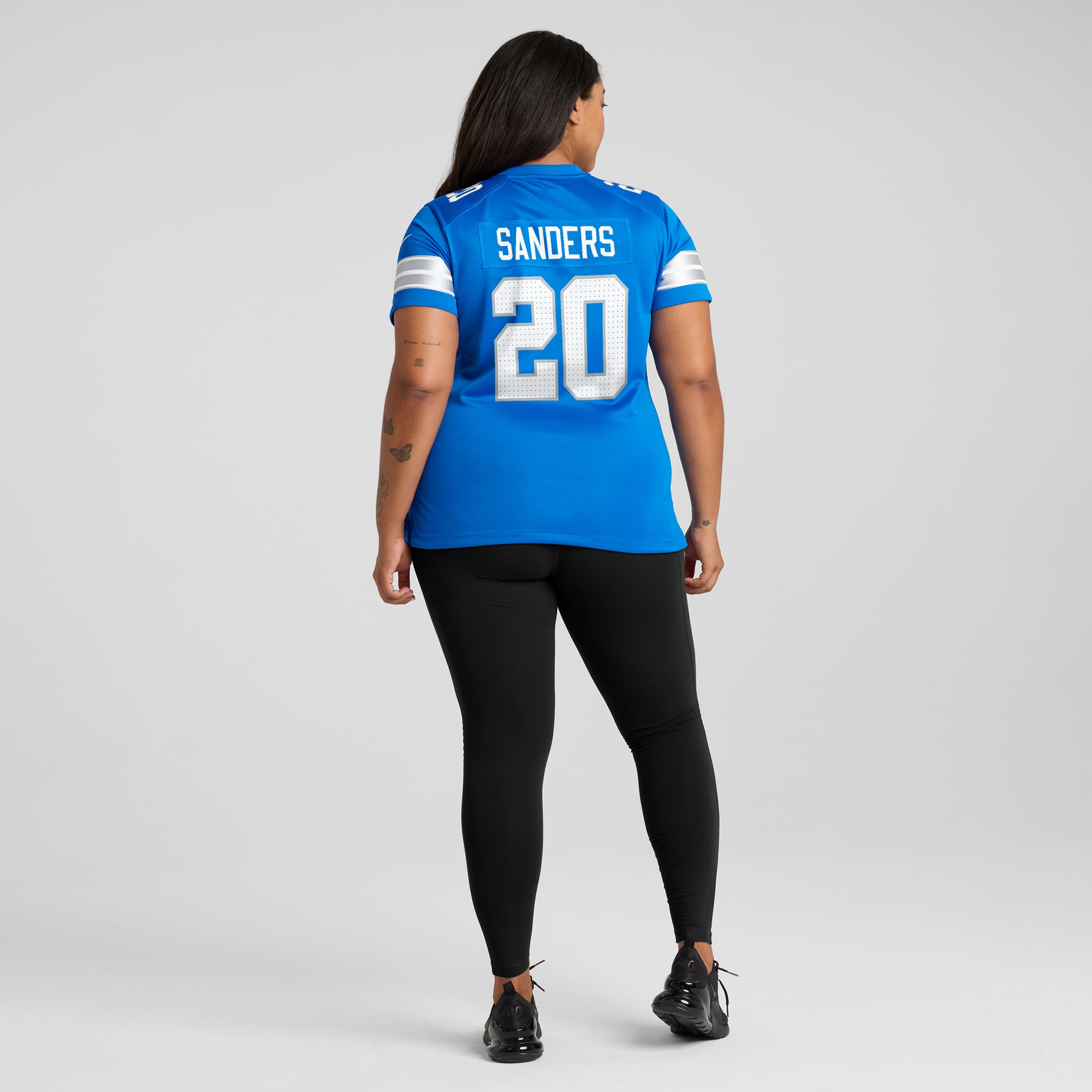 Barry Sanders Detroit Lions Women's Retired Player Game Jersey - Blue - Image 8