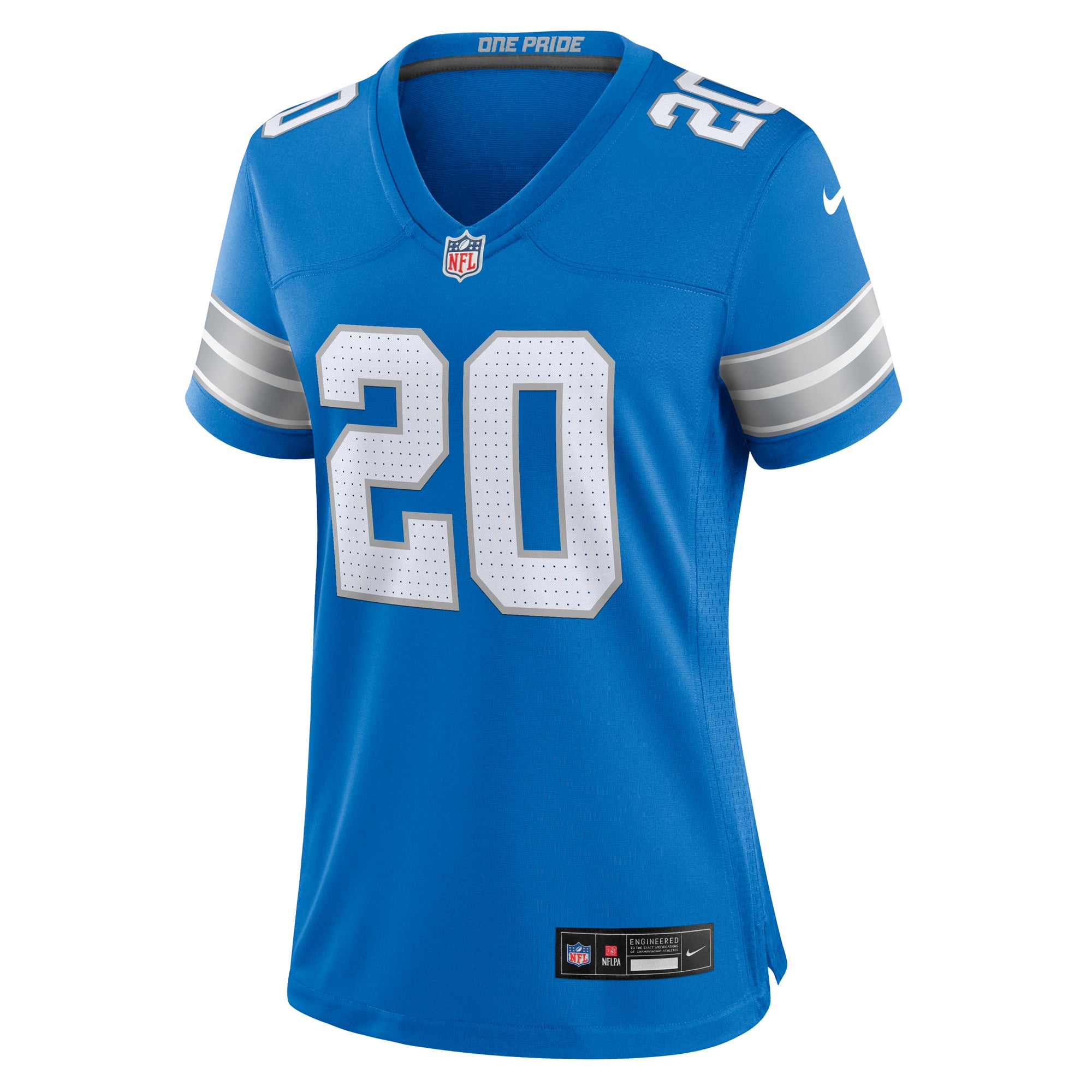 Barry Sanders Detroit Lions Women's Retired Player Game Jersey - Blue - Image 3