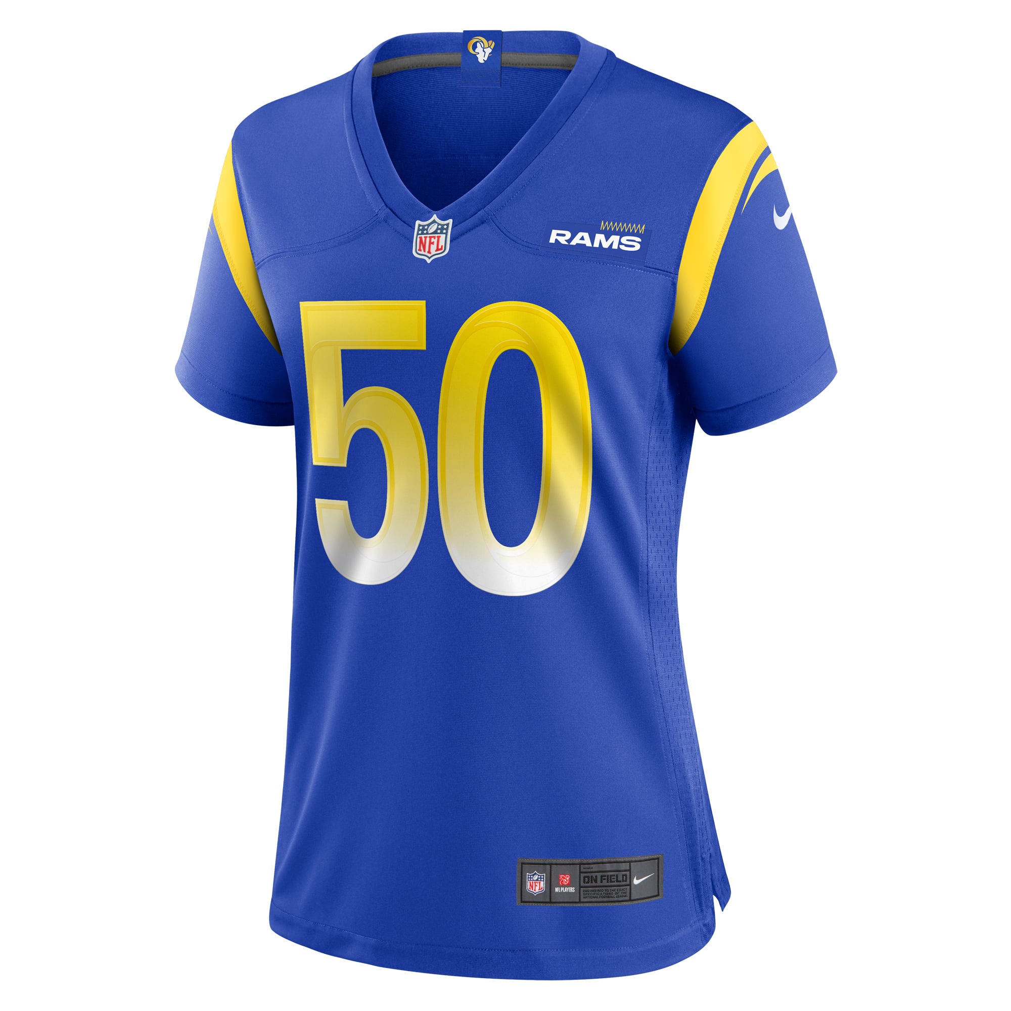 Beaux Limmer Los Angeles Rams Women's Game Jersey - Royal - Image 3