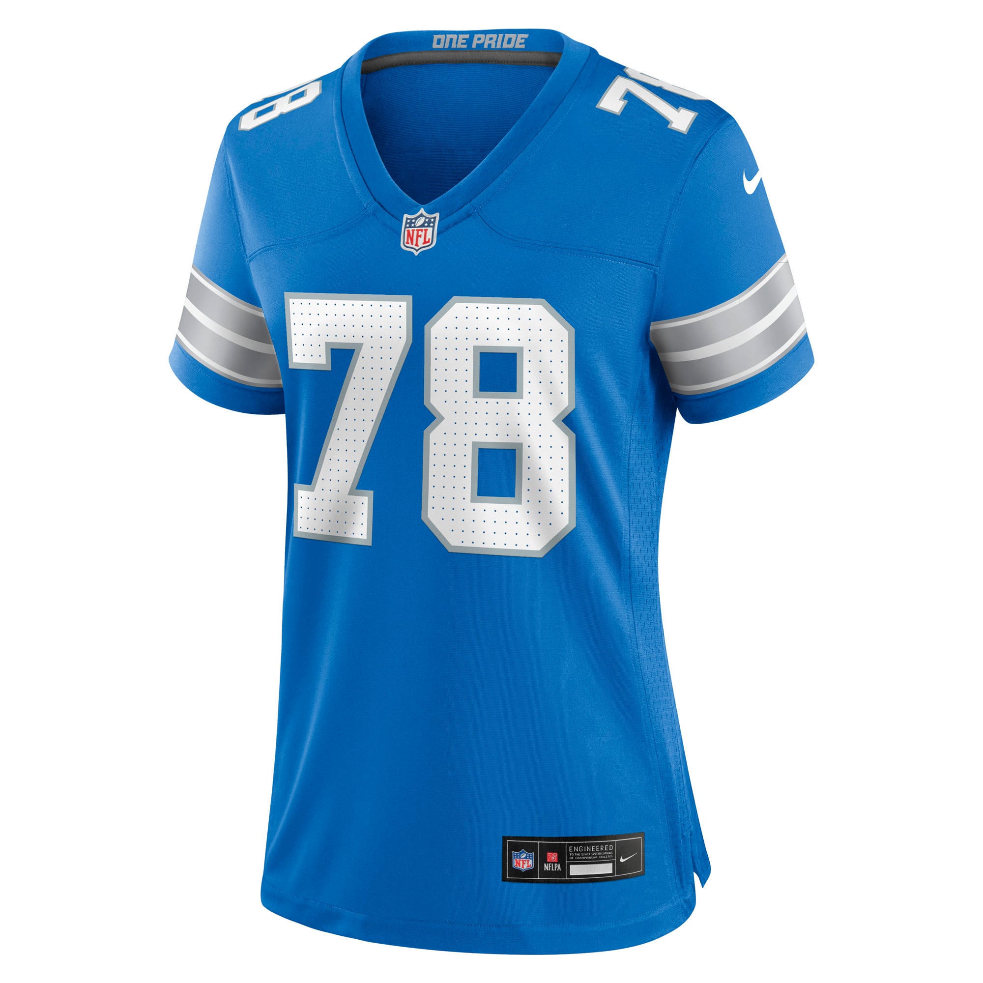 Ben Bartch Detroit Lions Women's Team Game Jersey - Blue - Image 3