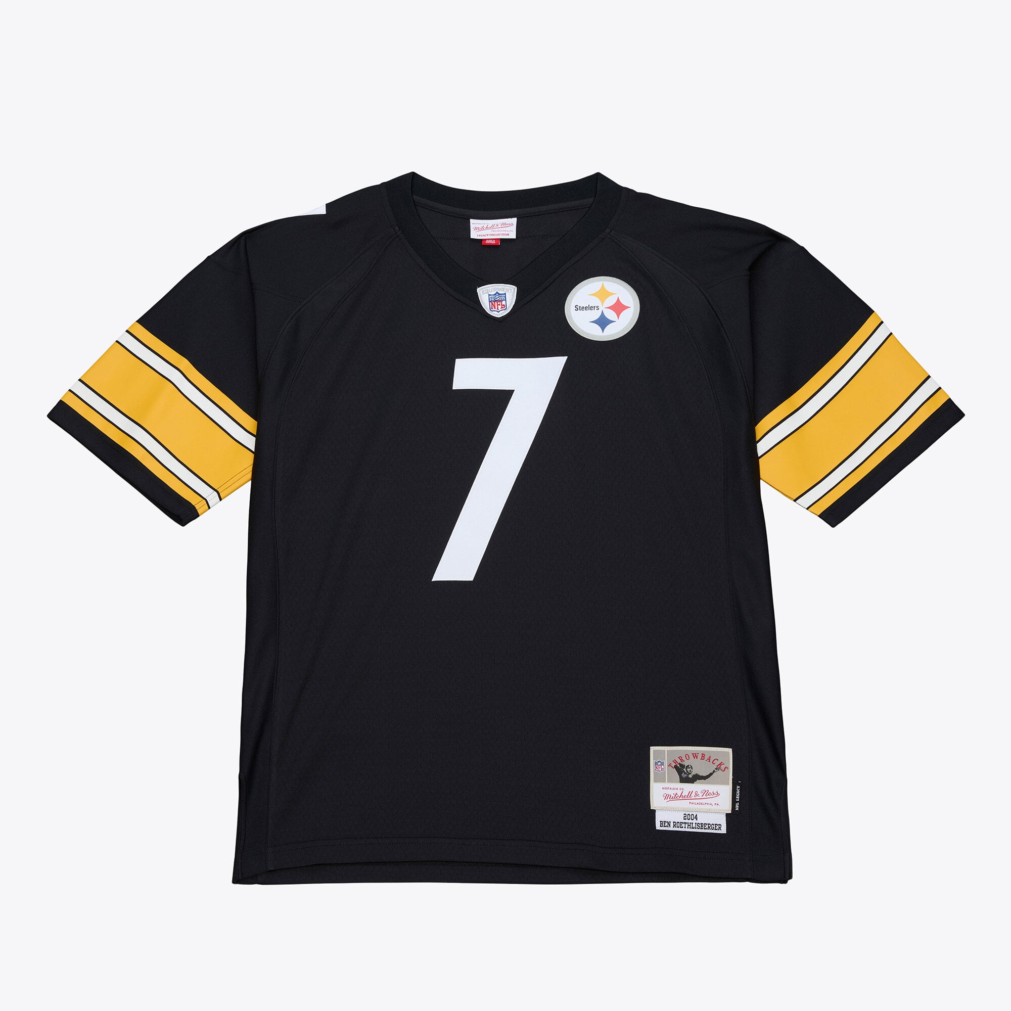 Ben Roethlisberger Pittsburgh Steelers 2004 Big & Tall Legacy Retired Player Jersey - Black - Image 2