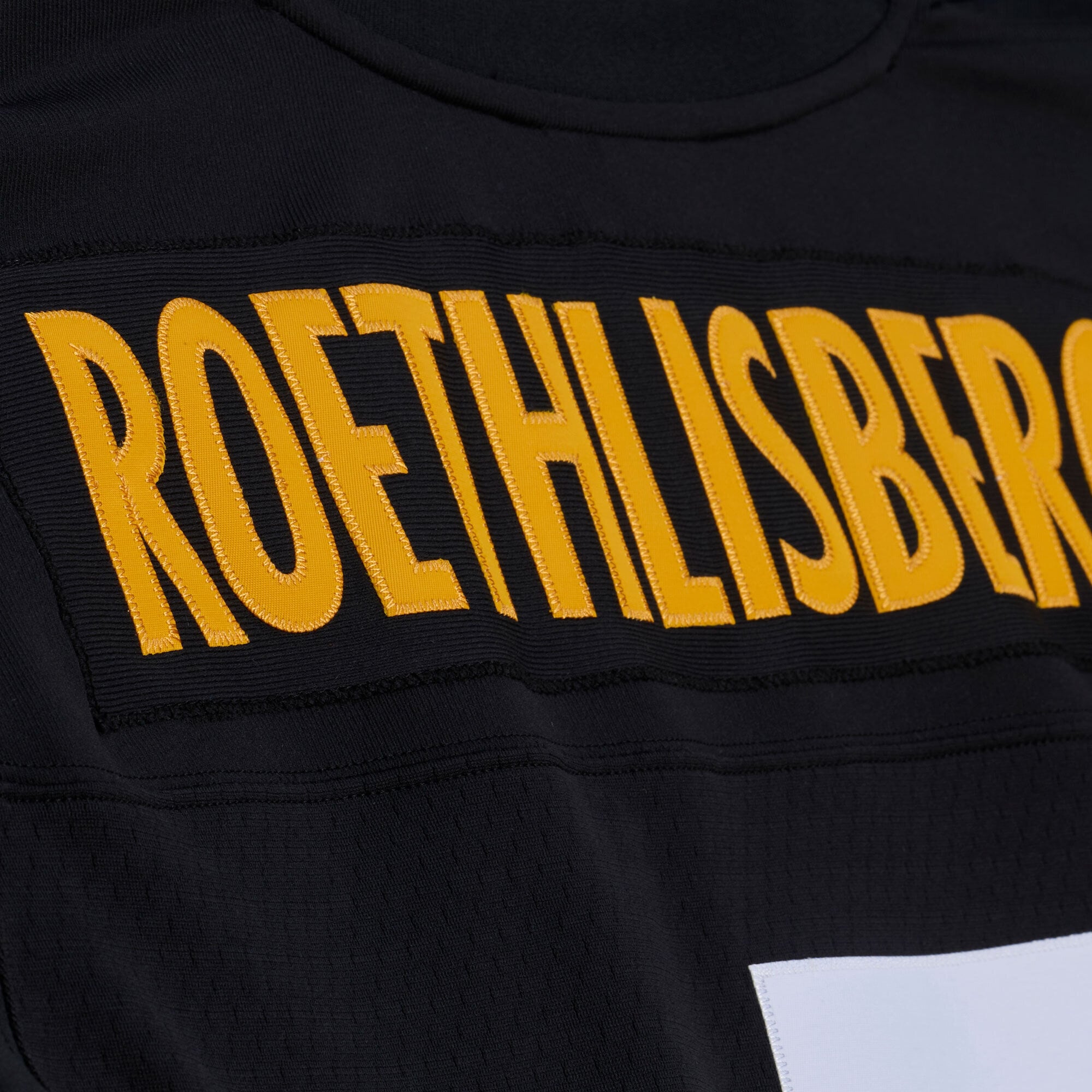 Ben Roethlisberger Pittsburgh Steelers 2004 Legacy Throwback Jersey - Black - Image 8