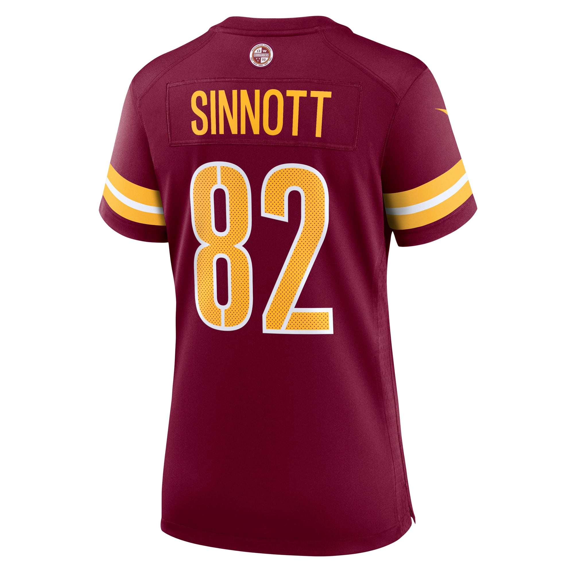 Ben Sinnott Washington Commanders Women's Team Game Jersey - Burgundy - Image 4